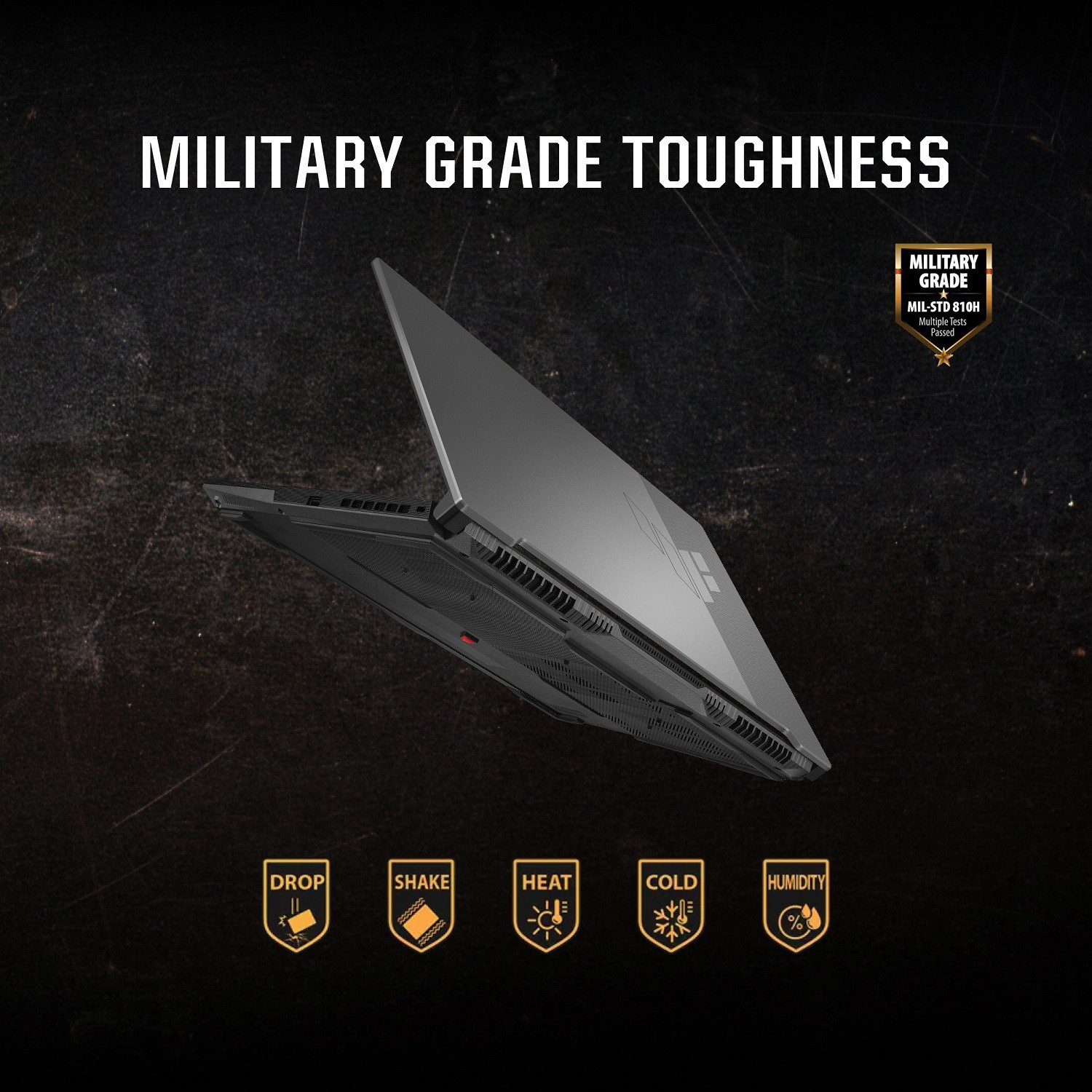 Image of ASUS TUF Gaming F15 Intel Core i7 12th Gen 12700H - (16 GB /1 TB SSD /Windows 11 Home /6 GB Graphics /NVIDIA GeForce RTX 3060 /165 Hz) FX577ZM-HQ067WS Gaming Laptop