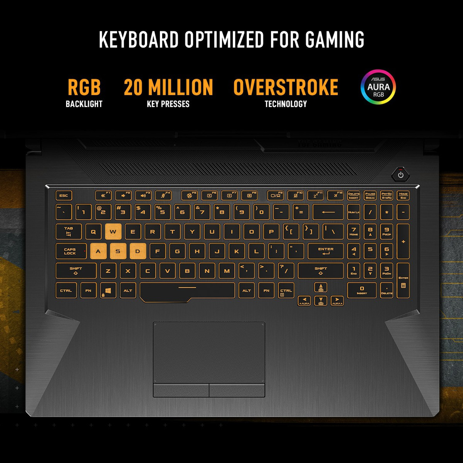 Image of ASUS TUF Gaming F15 - AI Powered Gaming Intel Core i5 11th Gen 11400H - (8 GB /512 GB SSD /Windows 11 Home /4 GB Graphics /NVIDIA GeForce RTX 2050 /144 Hz /70 TGP) FX506HF-HN024W Gaming Laptop