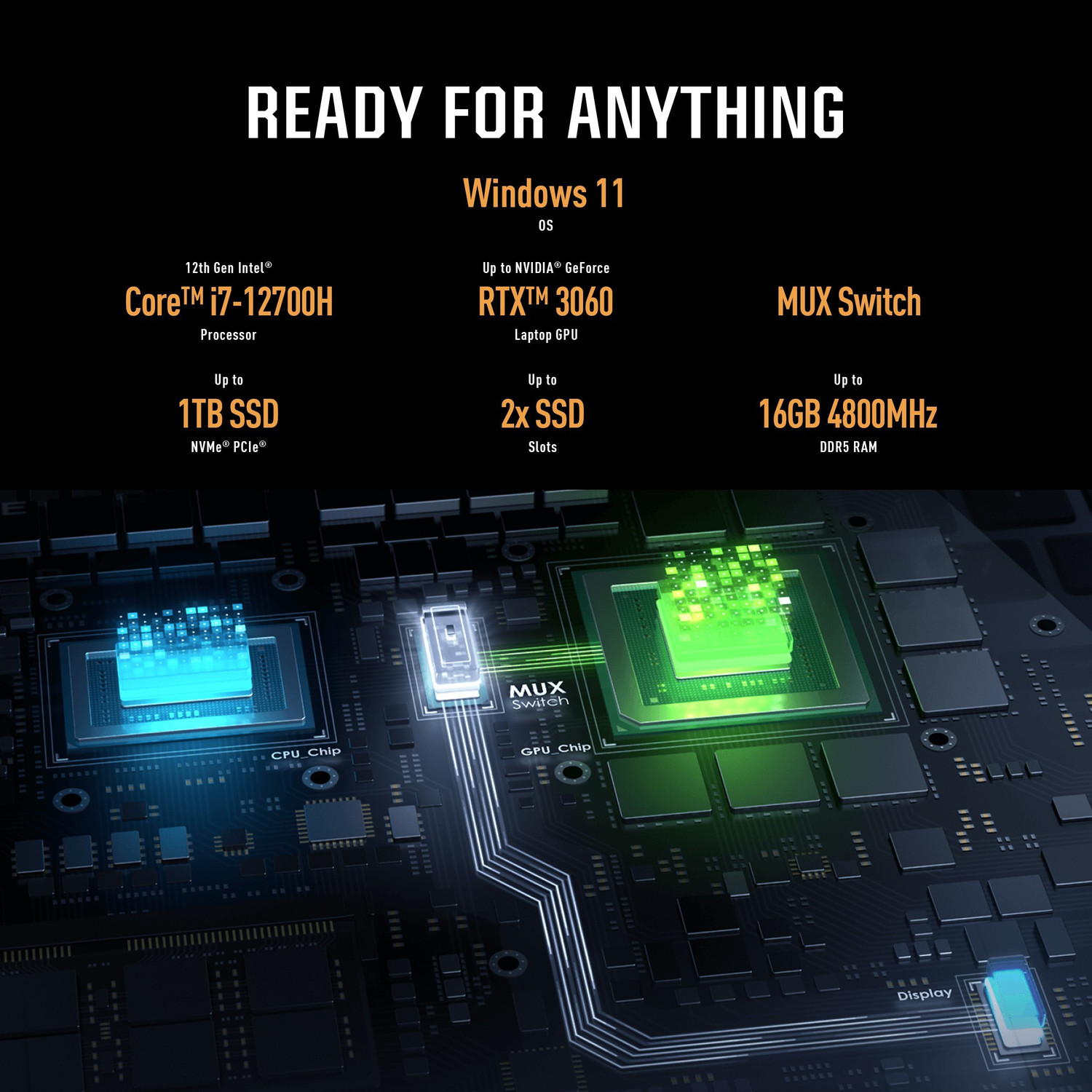 Image of ASUS TUF Gaming F15 Intel Core i7 12th Gen 12700H - (16 GB /1 TB SSD /Windows 11 Home /6 GB Graphics /NVIDIA GeForce RTX 3060 /165 Hz) FX577ZM-HQ067WS Gaming Laptop