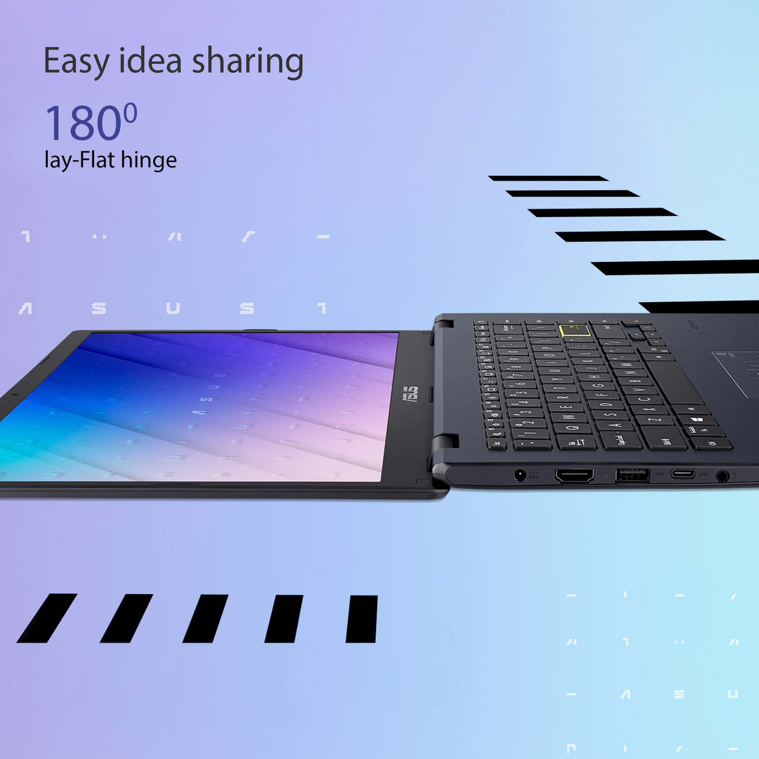 Image of ASUS EeeBook 14 with NumberPad Intel Pentium Silver N6000 - (8 GB /256 GB SSD /Windows 11 Home) E410KA-BV103WS Thin and Light Laptop