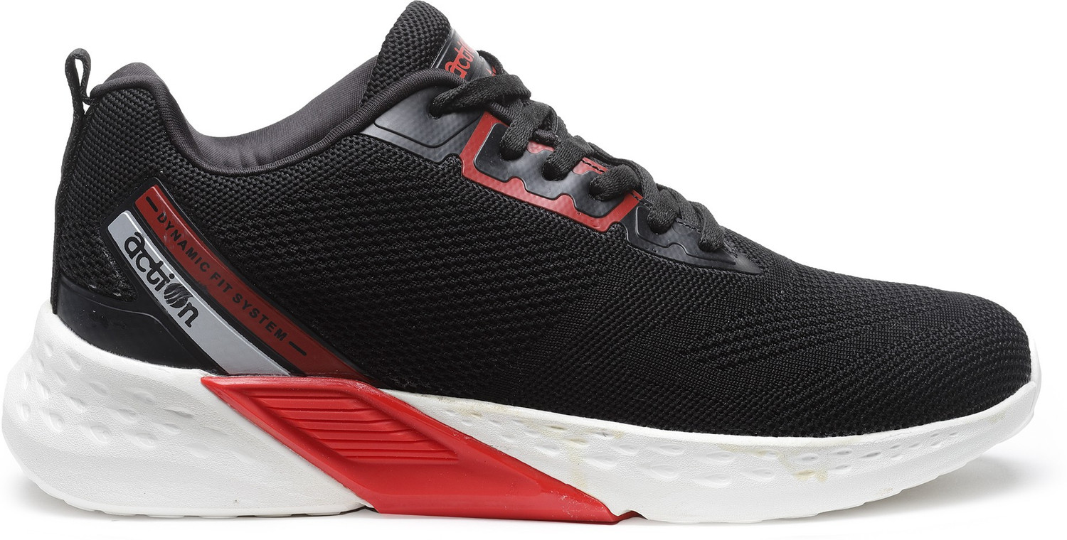 Image of action Action Athleo ATG-605 Light Weight,Comfortable,Trendy,Running, Breathable,Gym Casuals For Men (Black , 10)
