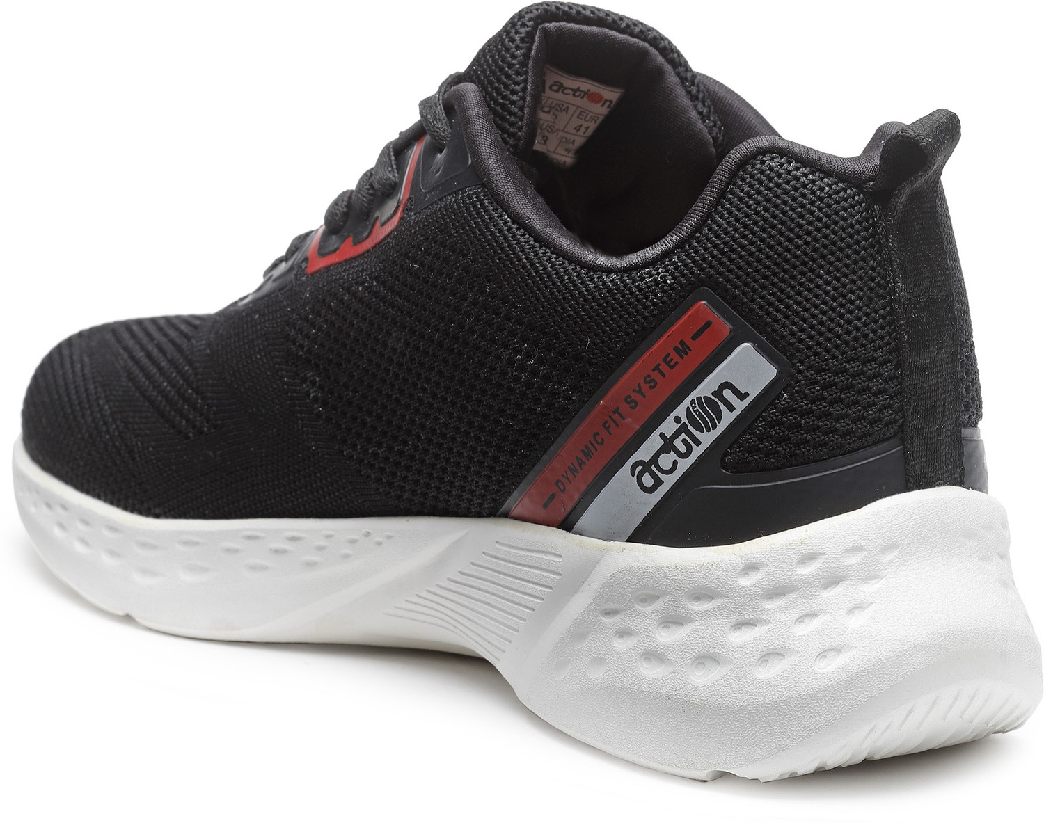 Image of action Action Athleo ATG-605 Light Weight,Comfortable,Trendy,Running, Breathable,Gym Casuals For Men (Black , 10)