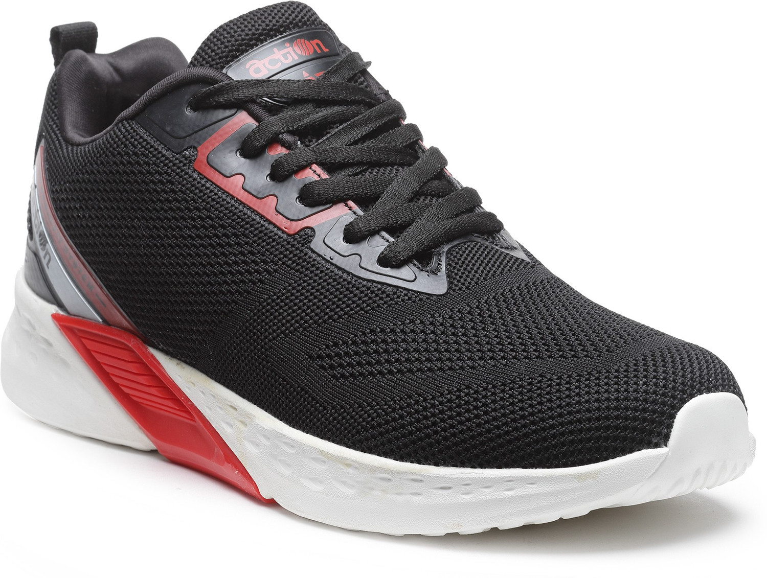 Image of action Action Athleo ATG-605 Light Weight,Comfortable,Trendy,Running, Breathable,Gym Casuals For Men (Black , 10)