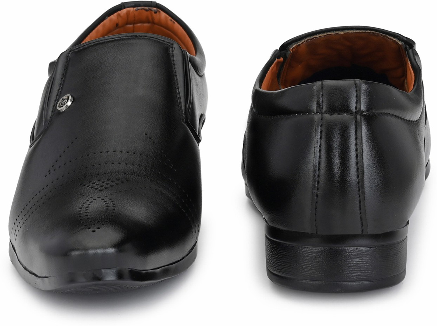 Image of PROVOGUE Formal Shoes for Men Without Lace |Leather formal Shoes |Derby Shoes |Wedding Slip On For Men