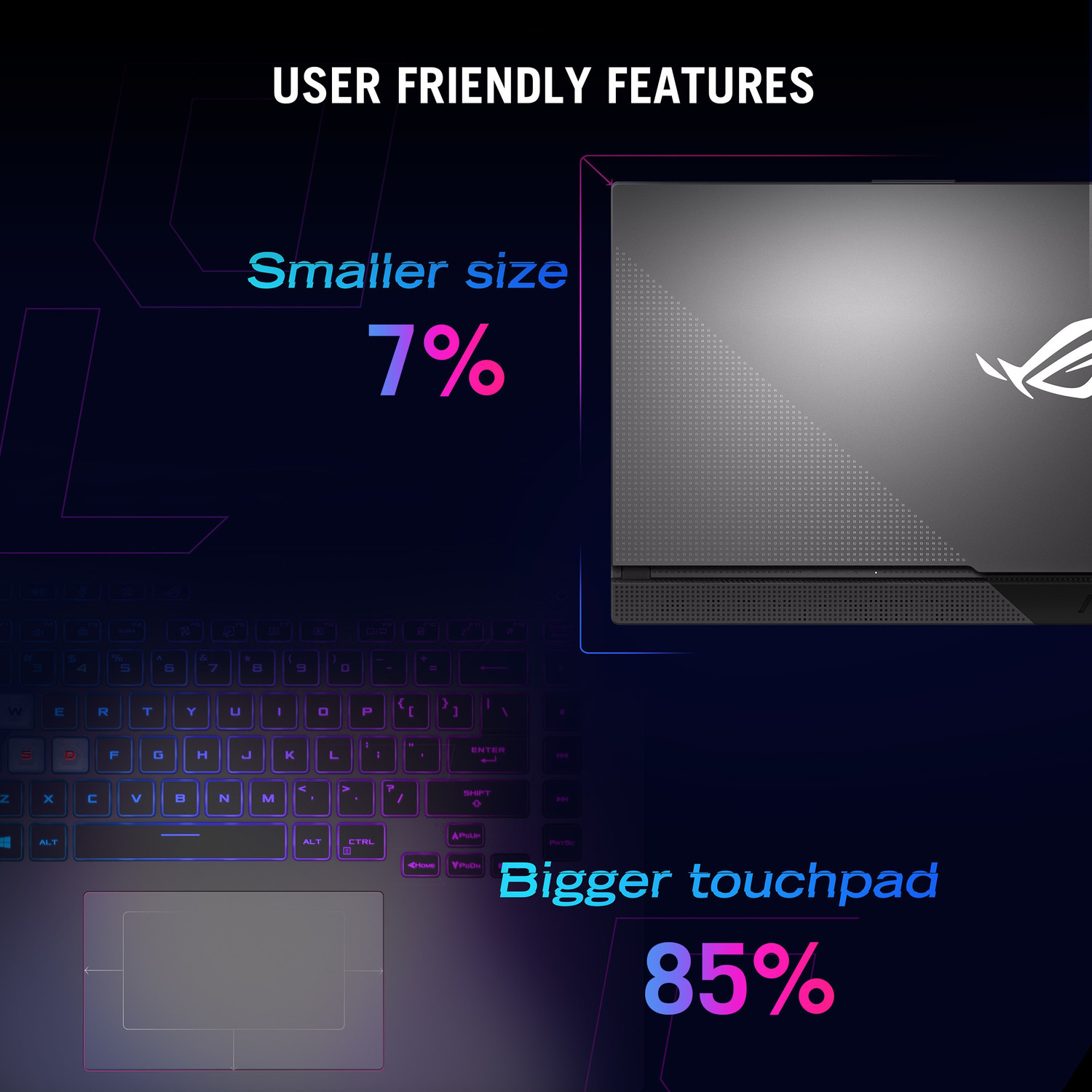 Image of ASUS ROG Strix G15 AMD Ryzen 9 Octa Core AMD R9-5900HX - (16 GB /512 GB SSD /Windows 10 Home /4 GB Graphics /NVIDIA GeForce RTX 3050 Ti /144 Hz) G513QE-HN166TS Gaming Laptop