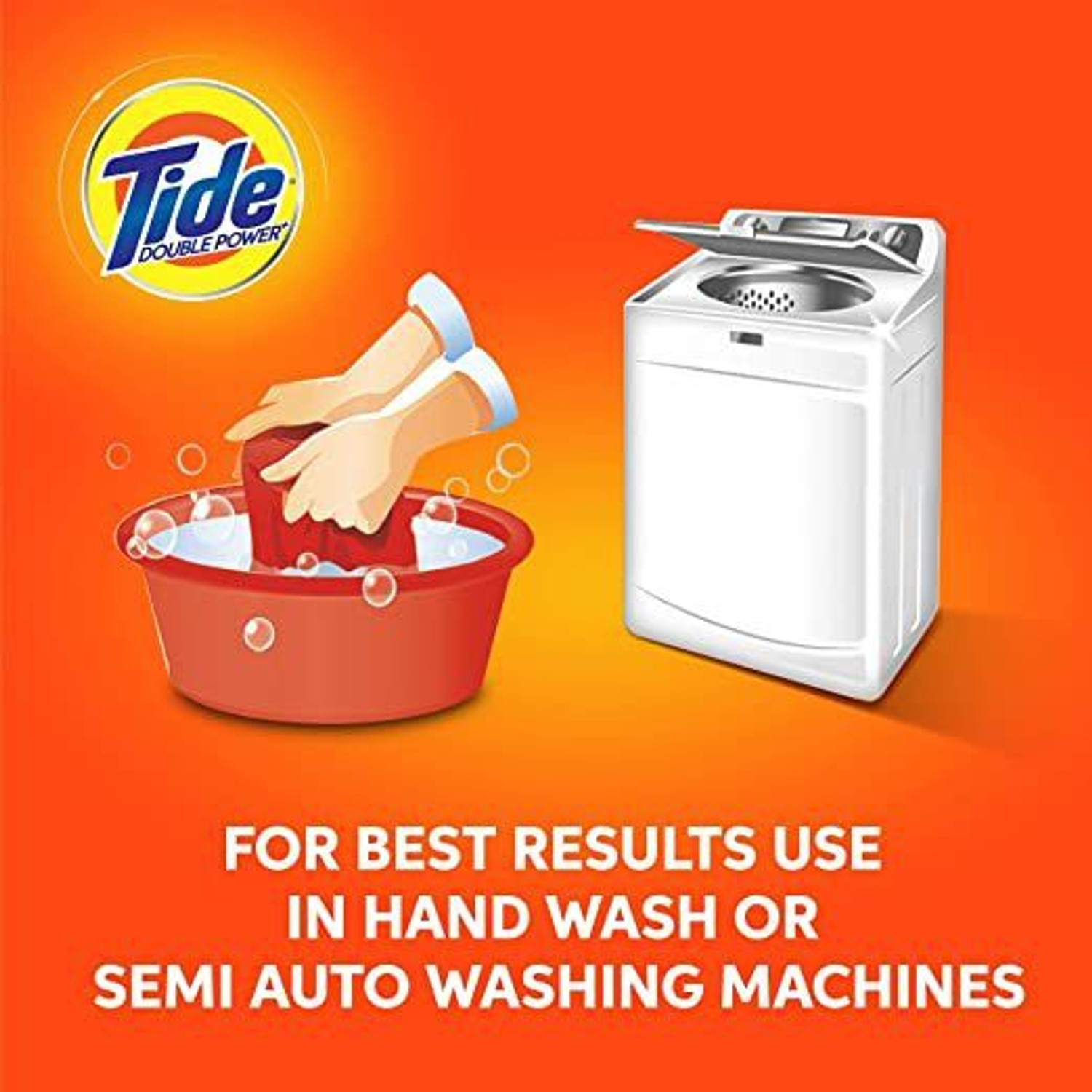 Image of Tide Extra Power Washing Detergent Powder (Jasmine & Rose) (10 kg)