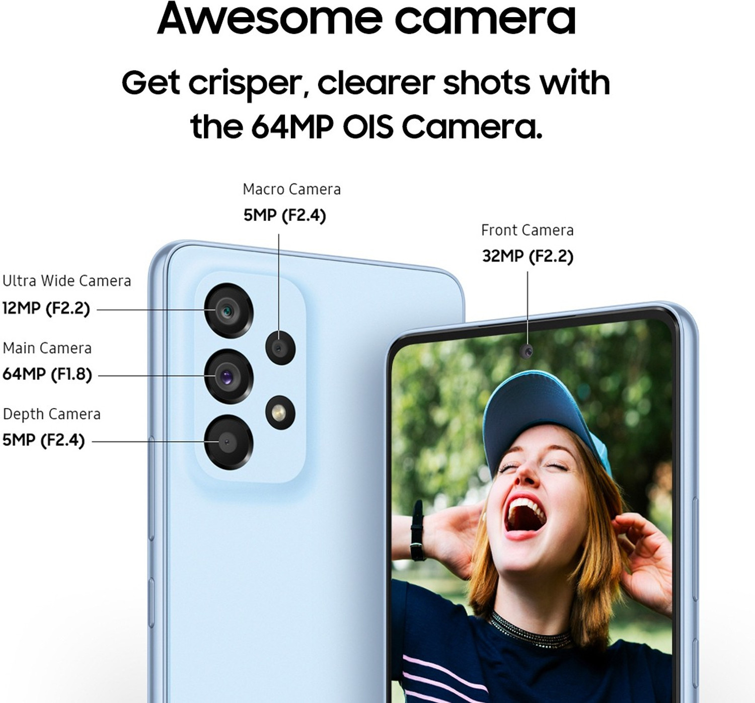 Image of Samsung Galaxy A53 (Awesome Peach, 128 GB)