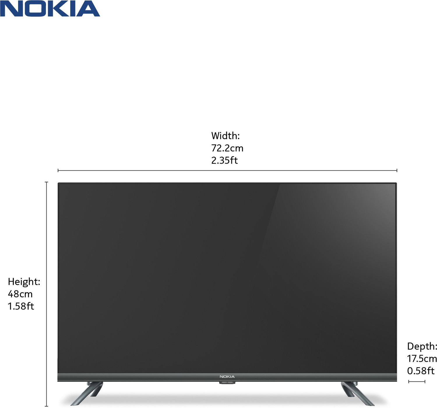 Image of Nokia 80 cm (32 inch) HD Ready LED Smart Android TV (32HDADNVVEE)