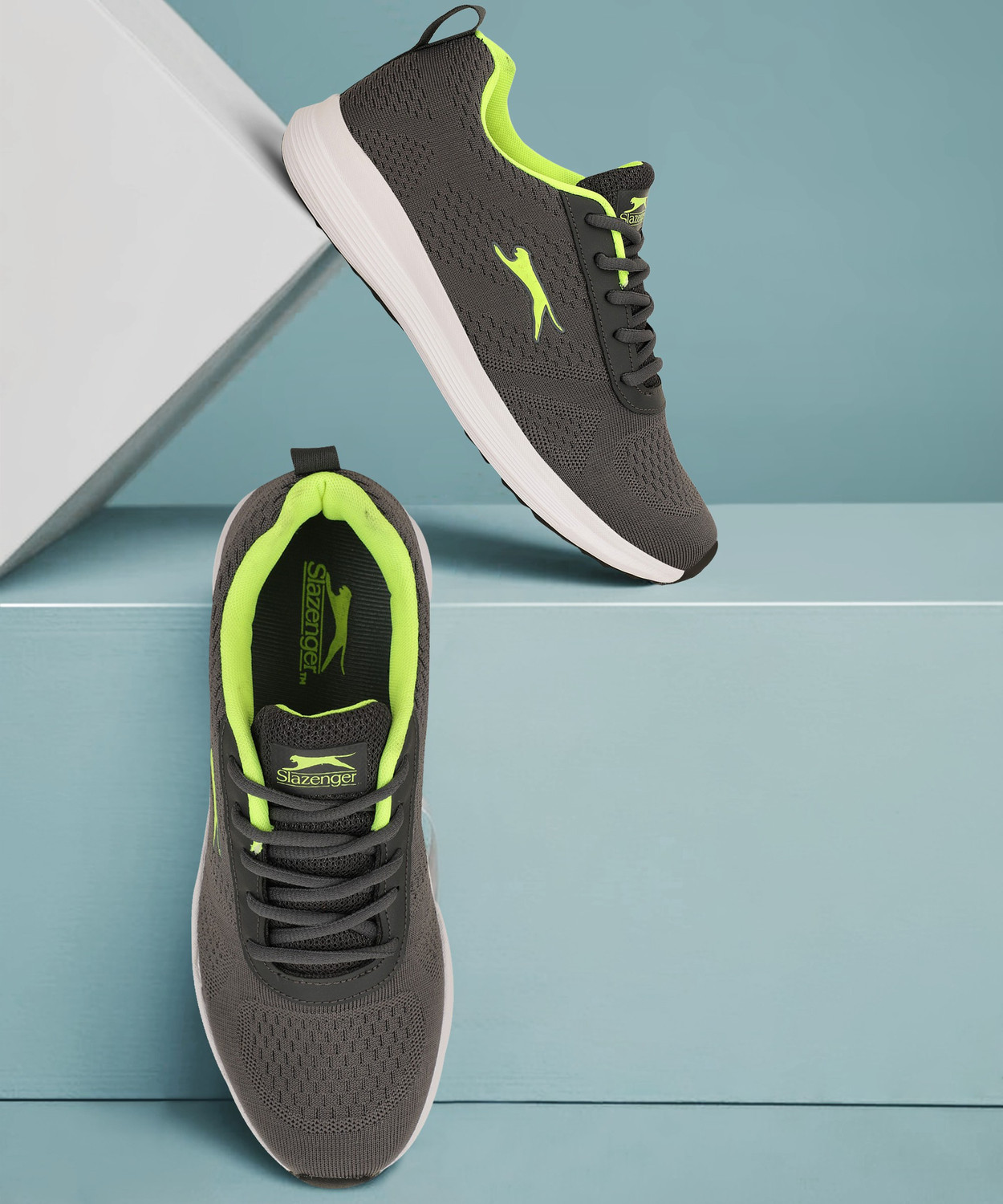 SLAZENGER Walking Shoes For Men Grey Price History