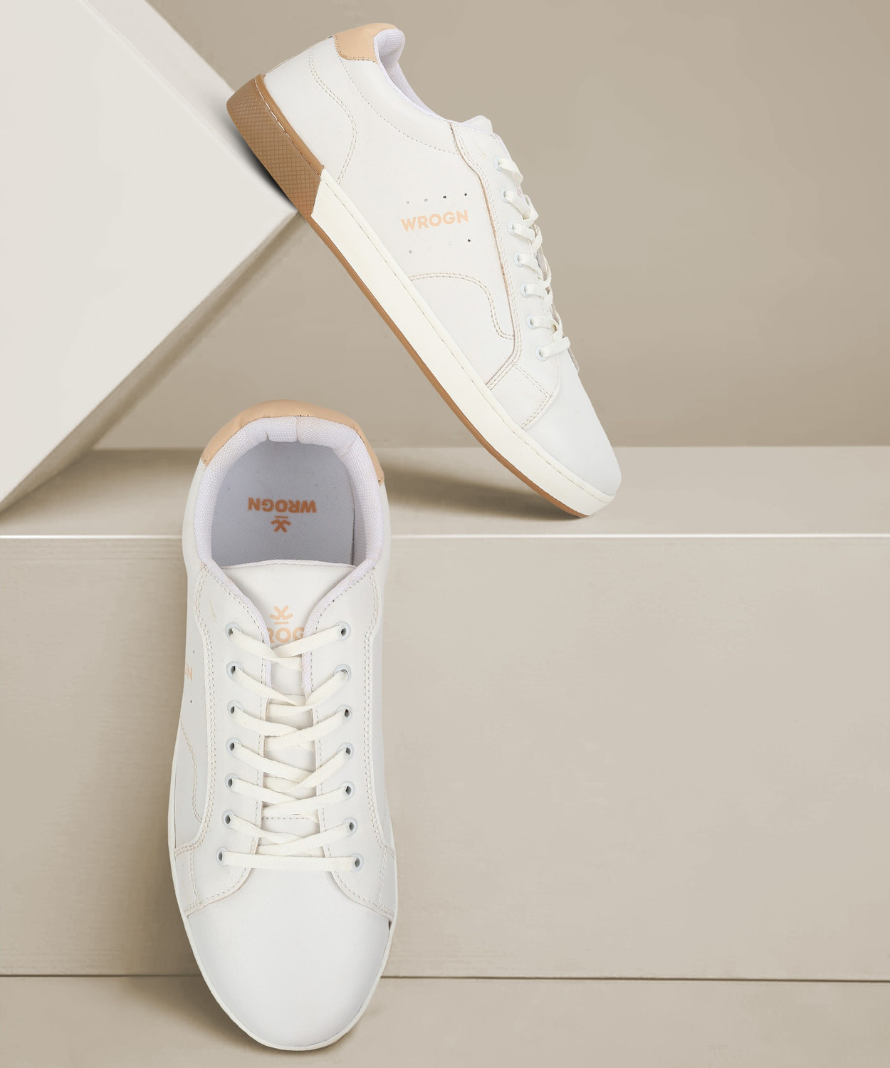 WROGN Athleisure Sneakers For Men White Price History