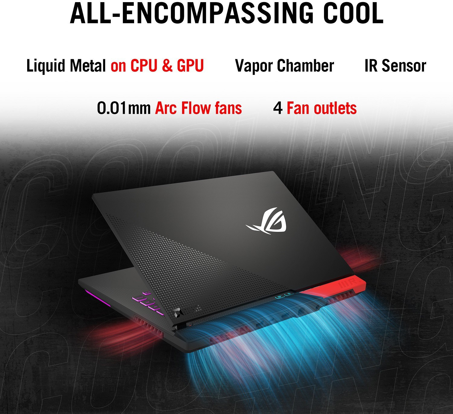 Image of ASUS ROG Strix G15 Advantage Edition with 90Whr Battery AMD Ryzen 9 Octa Core 5980HX - (16 GB /1 TB SSD /Windows 11 Home /12 GB Graphics /AMD Radeon RX 6800M /165 Hz) G513QY-HQ032WS Gaming Laptop