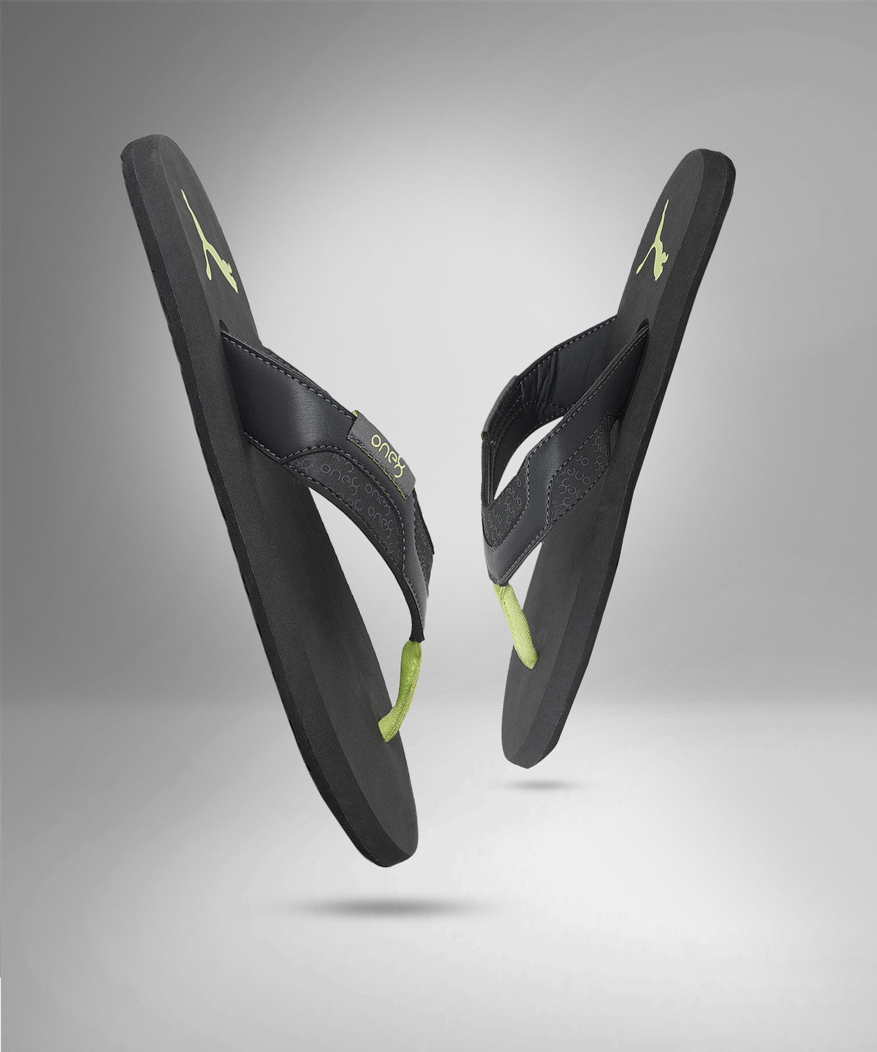 PUMA Men Breeze V6 One8 IDP Flip Flops Grey Green 11 Price
