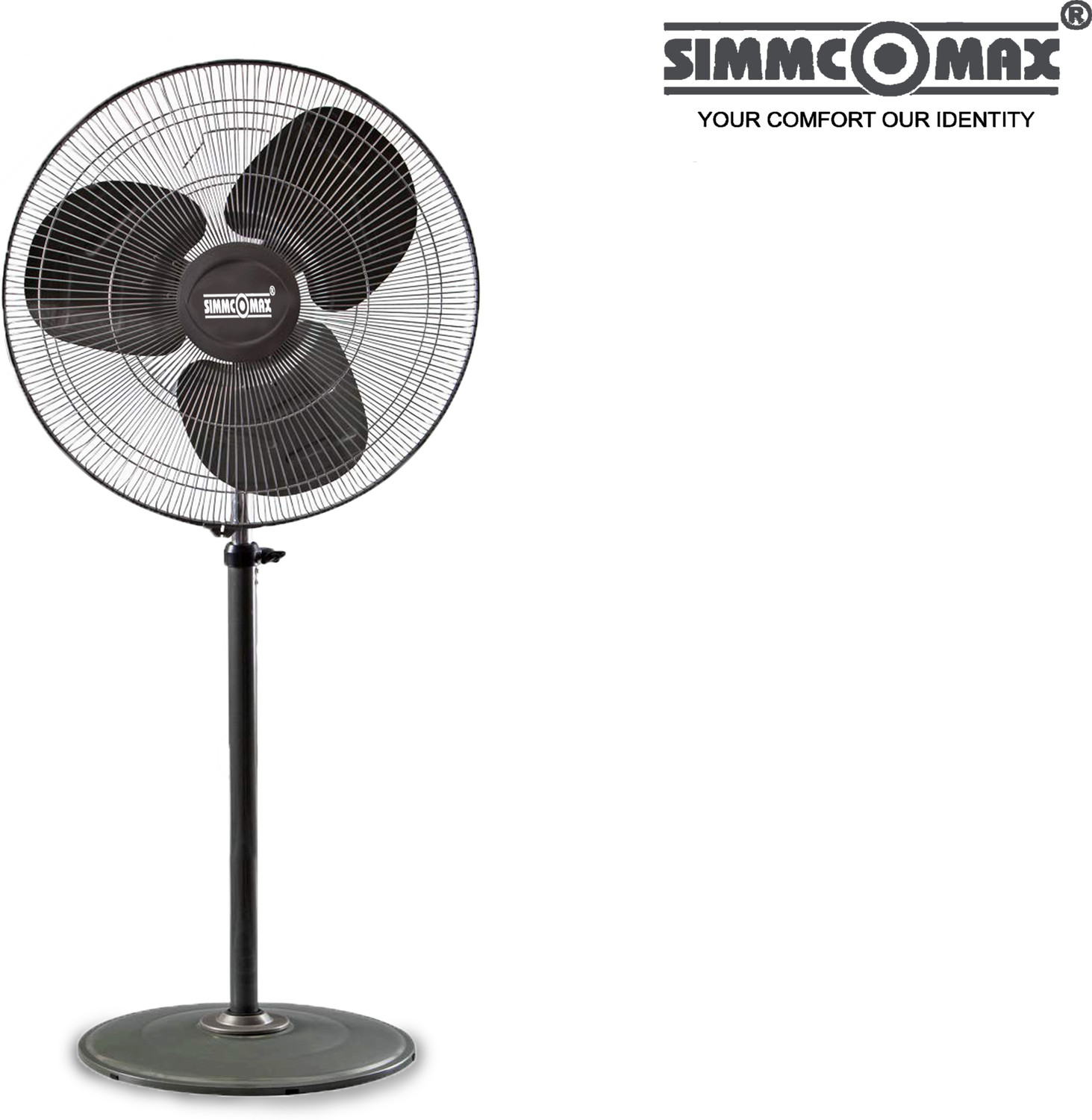 Image of SIMMCOMAX Wind Storm 500 mm Farata 3 Blade Pedestal Fan with 1 Year Warranty Ultra High Speed 500 mm Pedestal Fan