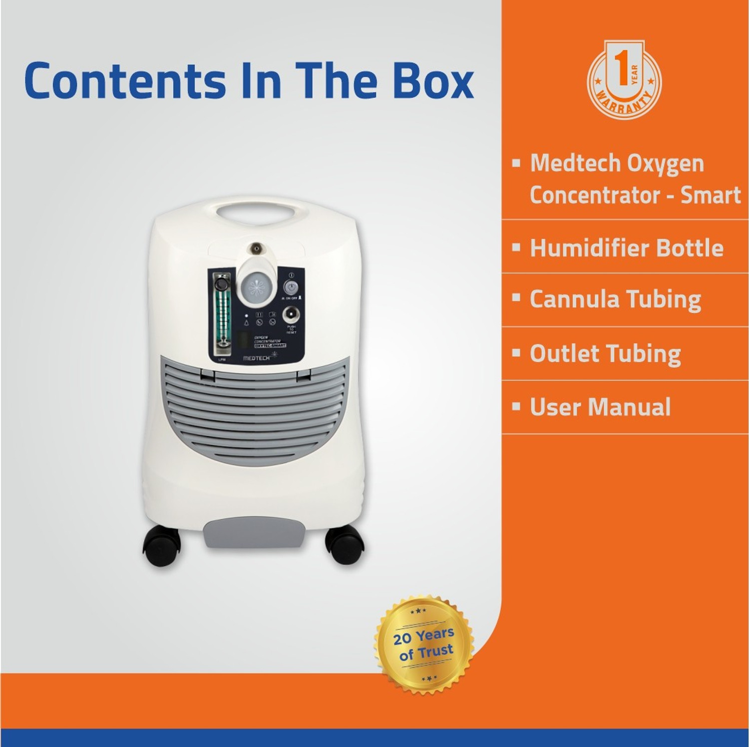 Image of Medtech OXYTEC SMART Oxygen Concentrator
