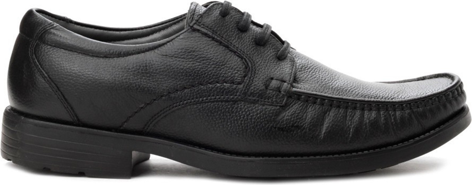 Image of HUSH PUPPIES MOCCA ZERO G Genuine Leather Lace Up Shoes For Men