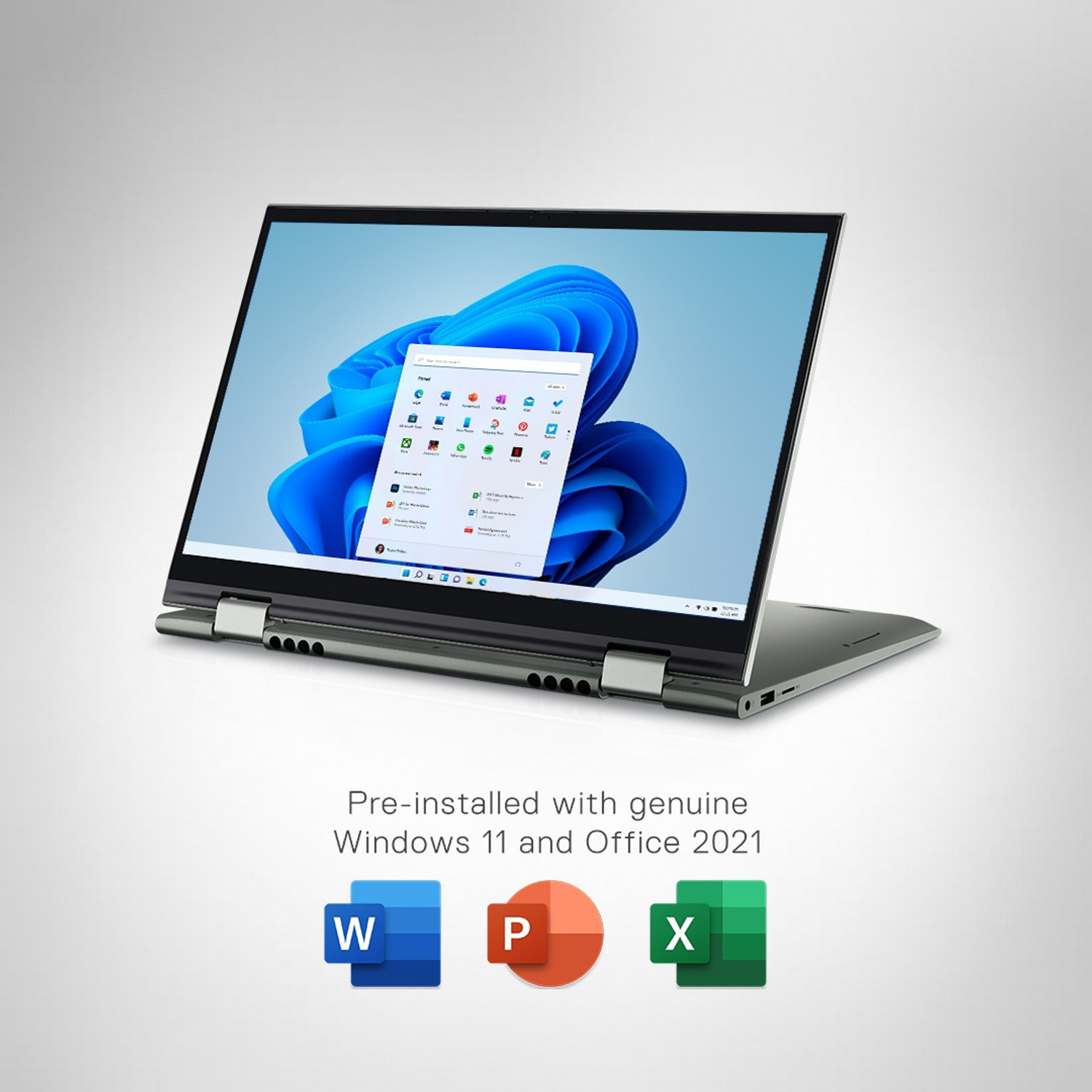 Image of DELL Inspiron AMD Ryzen 7 Octa Core 5700U - (16 GB /512 GB SSD /Windows 11 Home) Inspiron 7415 2 in 1 Laptop