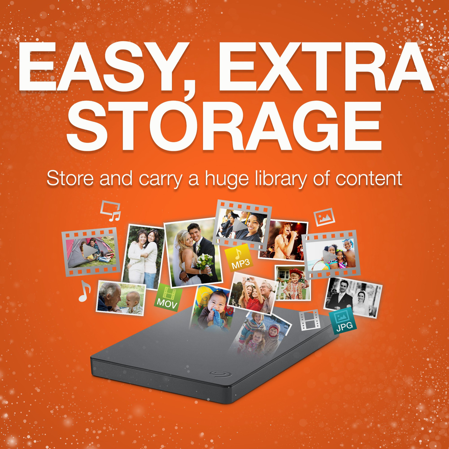 Seagate Basic Portable STJL1000400 1 TB External Hard Disk Drive (HDD ...
