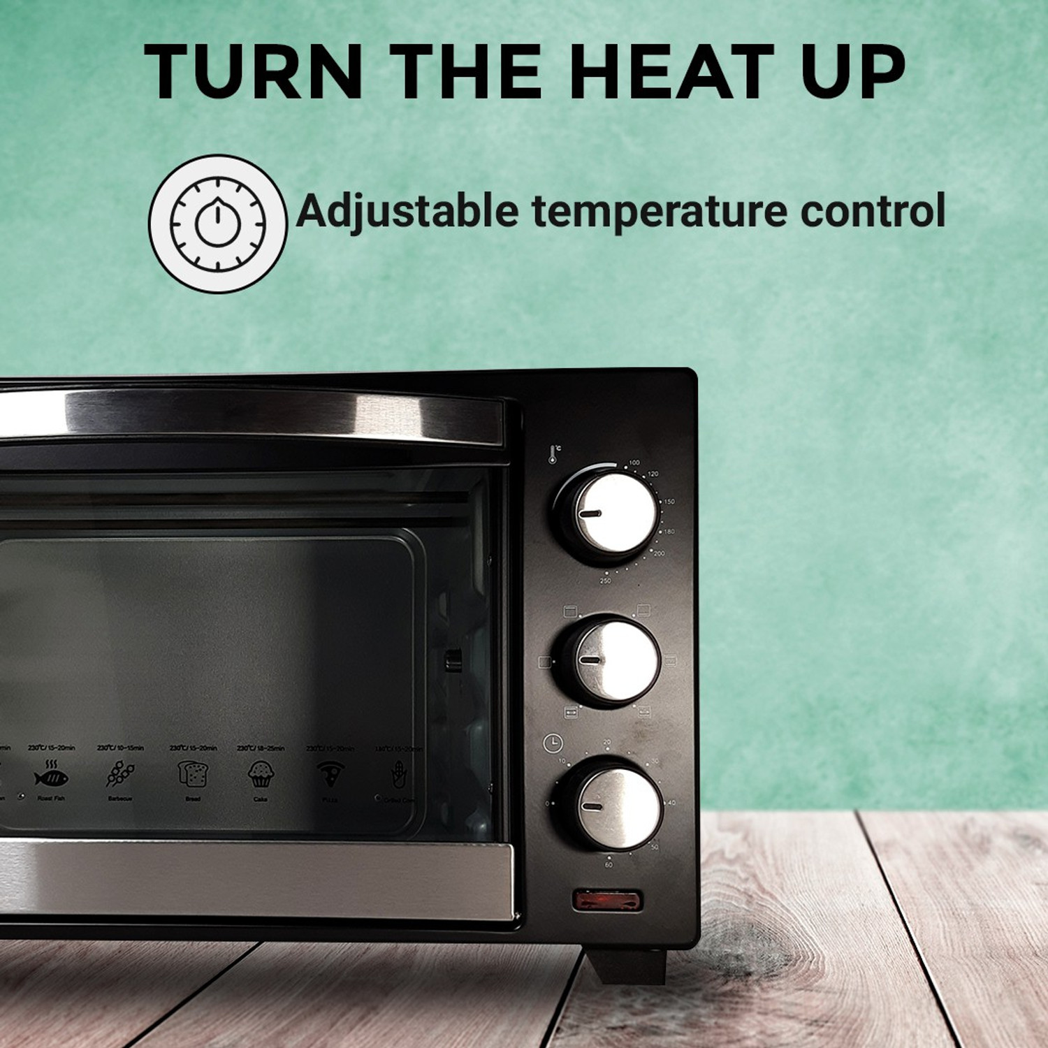 Image of Pigeon 25-Litre with Rotisserie Oven Toaster Grill (OTG)