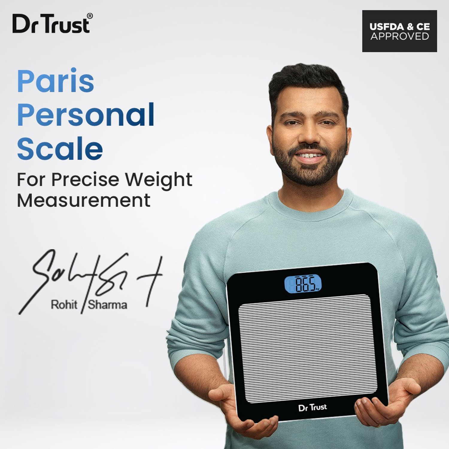 Dr Trust USA Model 520 Paris Personal Digital Electronic Body Weight Machine For Human Body