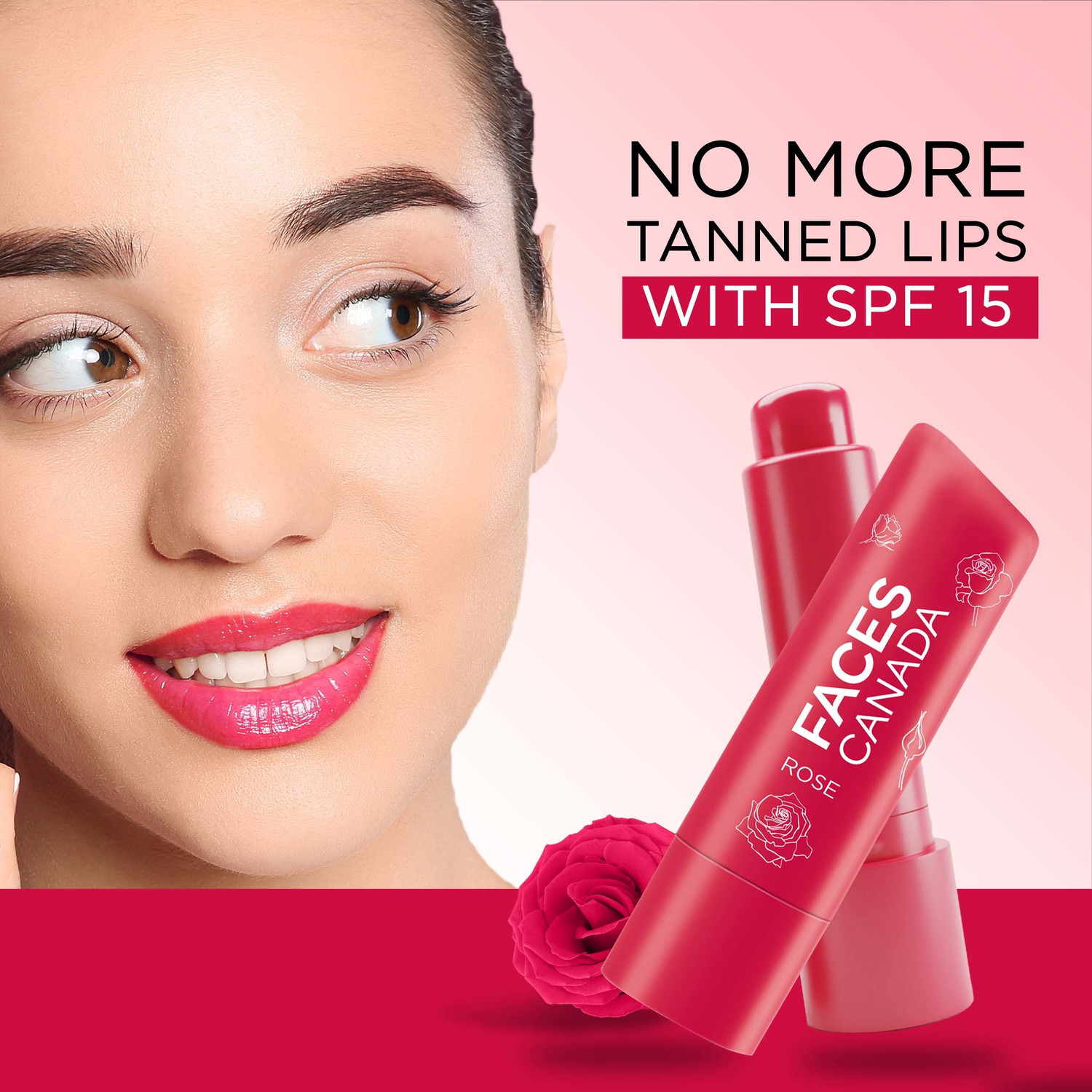 Image of FACES CANADA Color Tinted Lip Balm Rose Petal