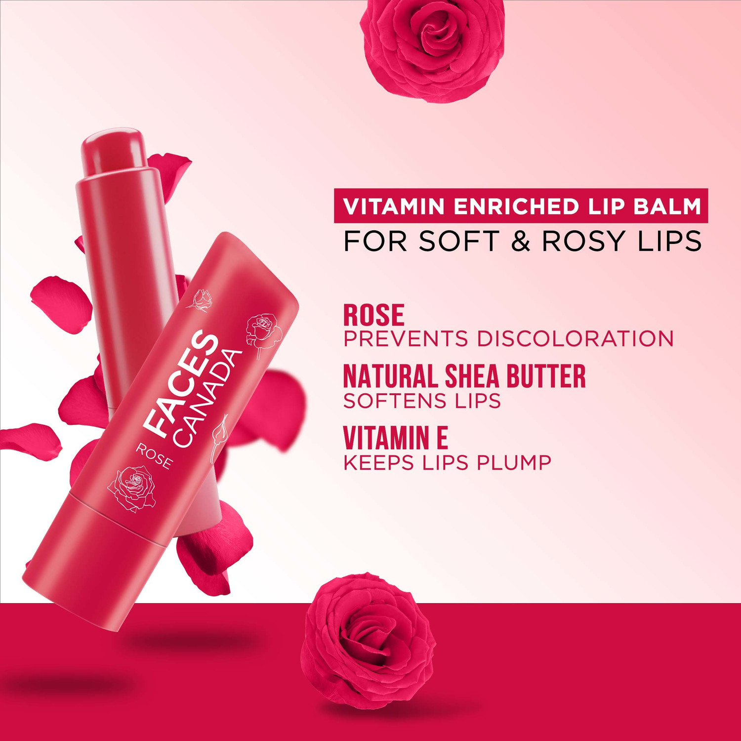 Image of FACES CANADA Color Tinted Lip Balm Rose Petal