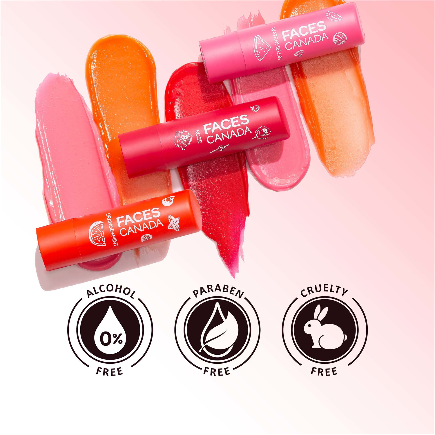 Image of FACES CANADA Color Tinted Lip Balm Rose Petal