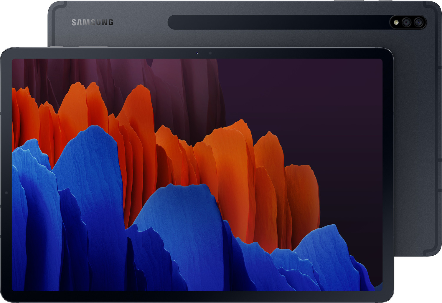 Image of Samsung Galaxy Tab S7+ With Stylus 6 GB RAM 128 GB ROM 12.4 inch with Wi-Fi Only Qualcomm Snapdragon 865 Plus Tablet (Mystic Black)