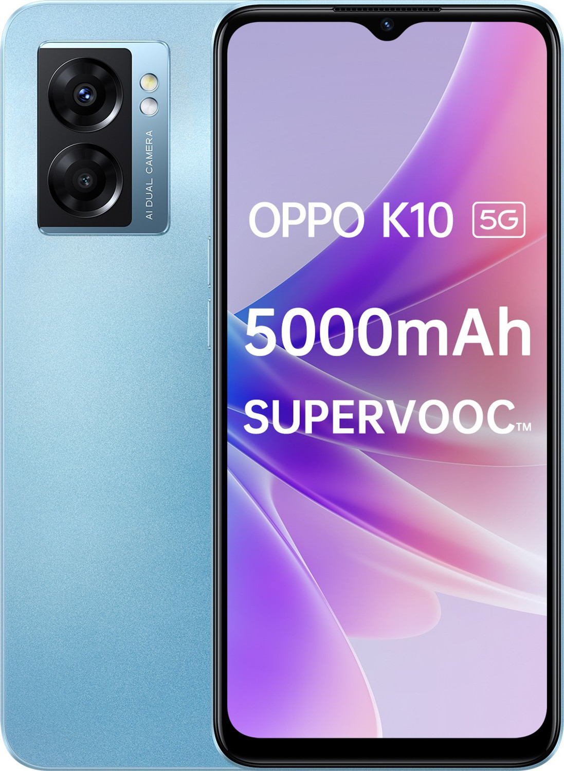 Image of OPPO K10 5G (Ocean Blue, 128 GB) (8 GB RAM)