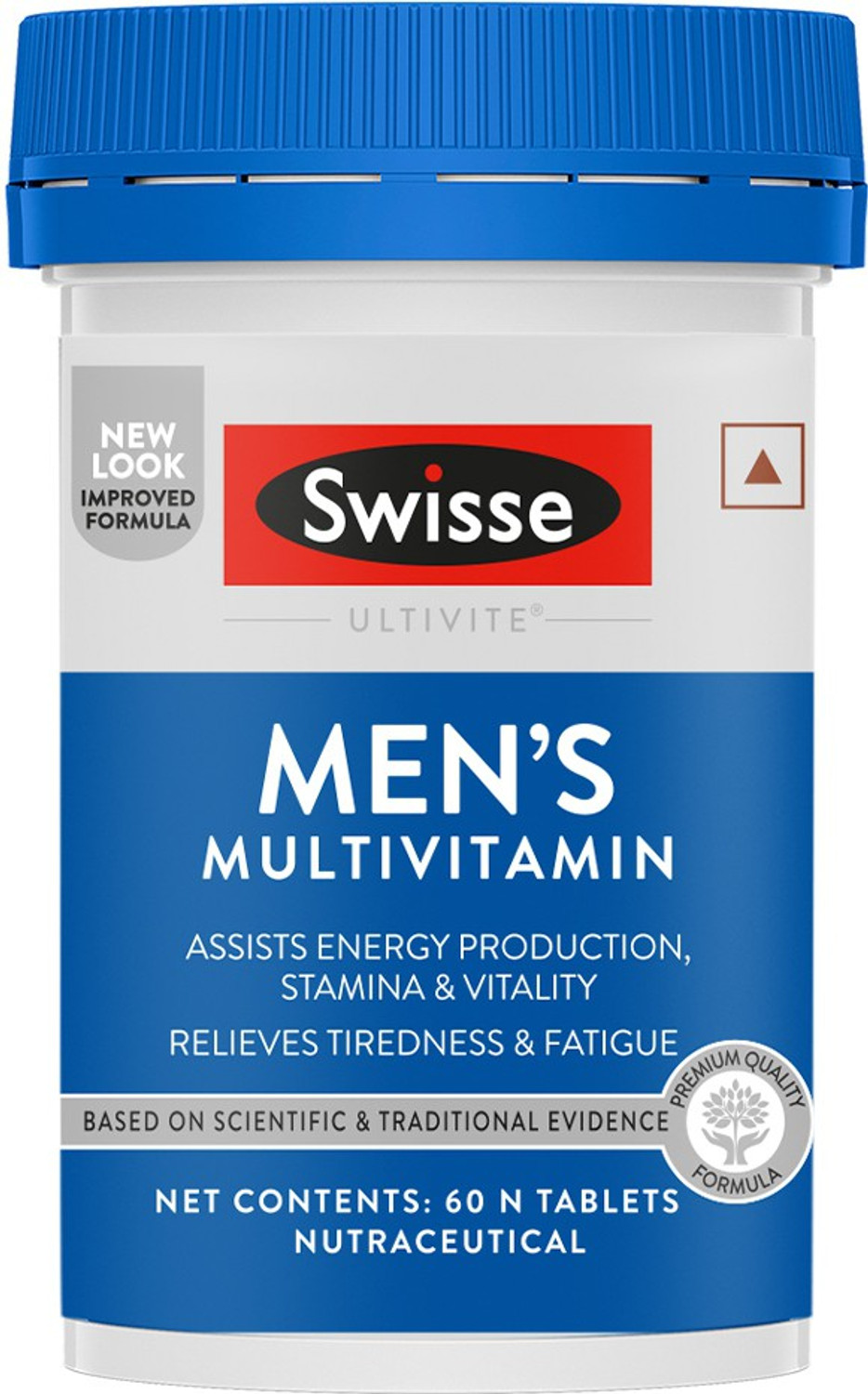 Swisse Mens Multivitamin Supplement (36 herbs) for Energy, Stamina &amp; Vitality 