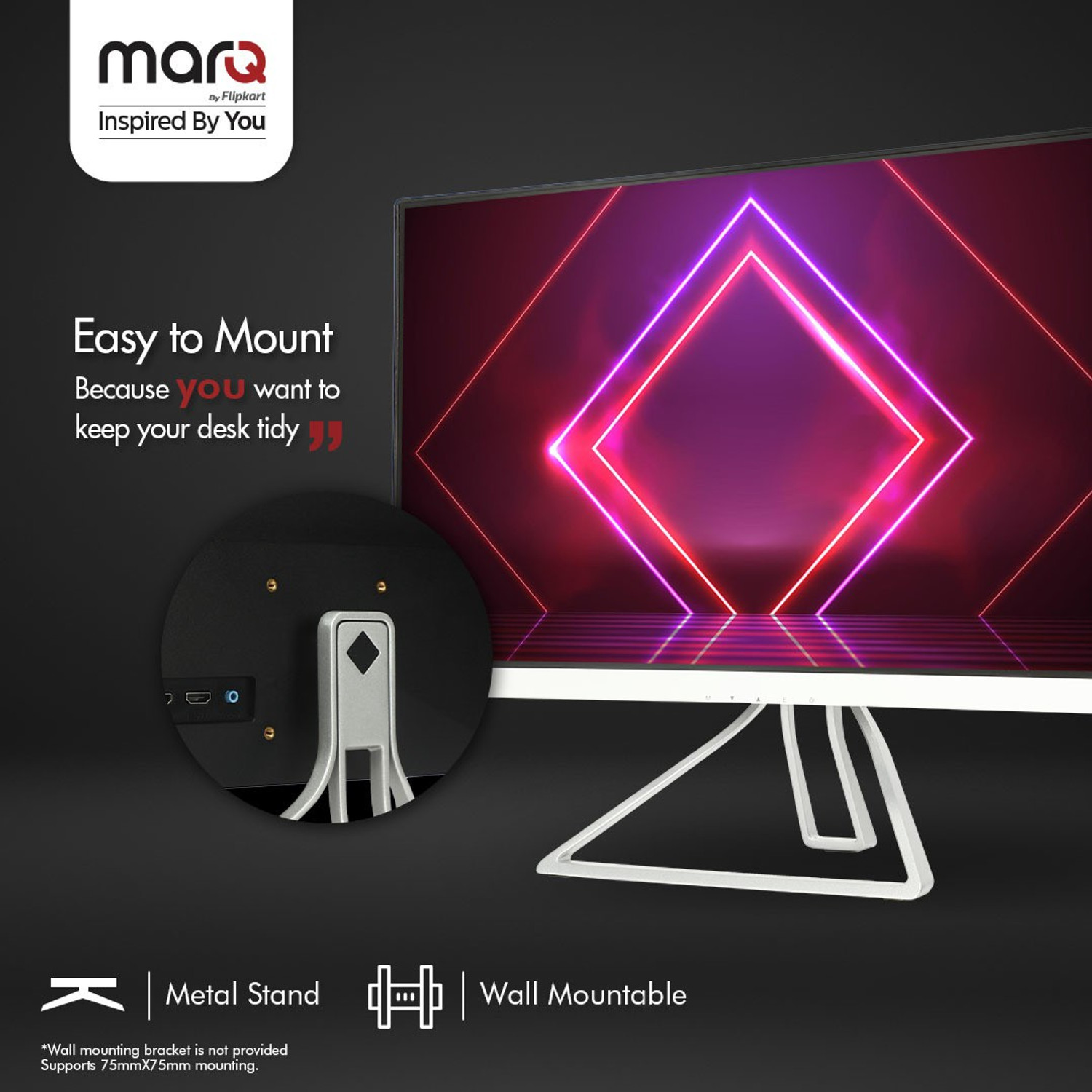Image of MarQ by Flipkart 55.88 cm (22 inch) Full HD LED Backlit TN Panel Gaming Monitor (22FHDMTQII5G)