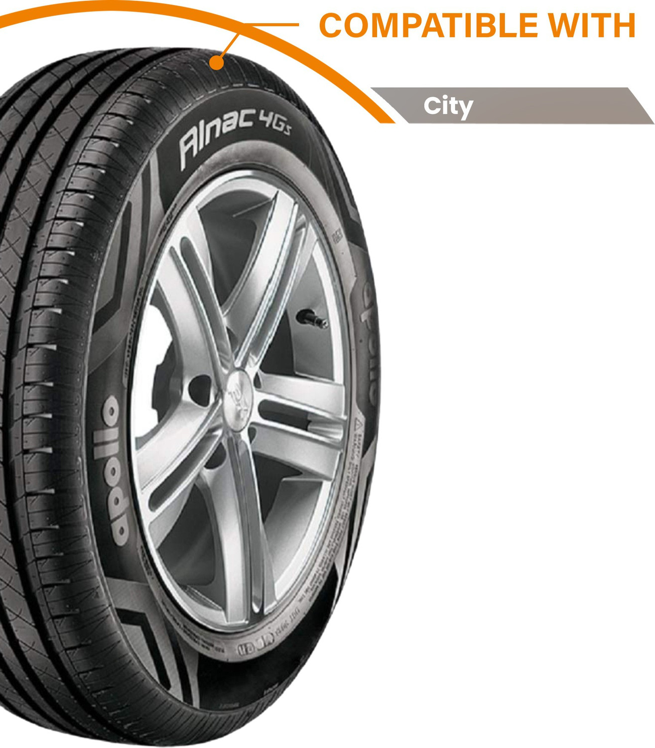 Image of Apollo 175 /65 R15 84H ALNAC 4GS TL 4 Wheeler Tyre