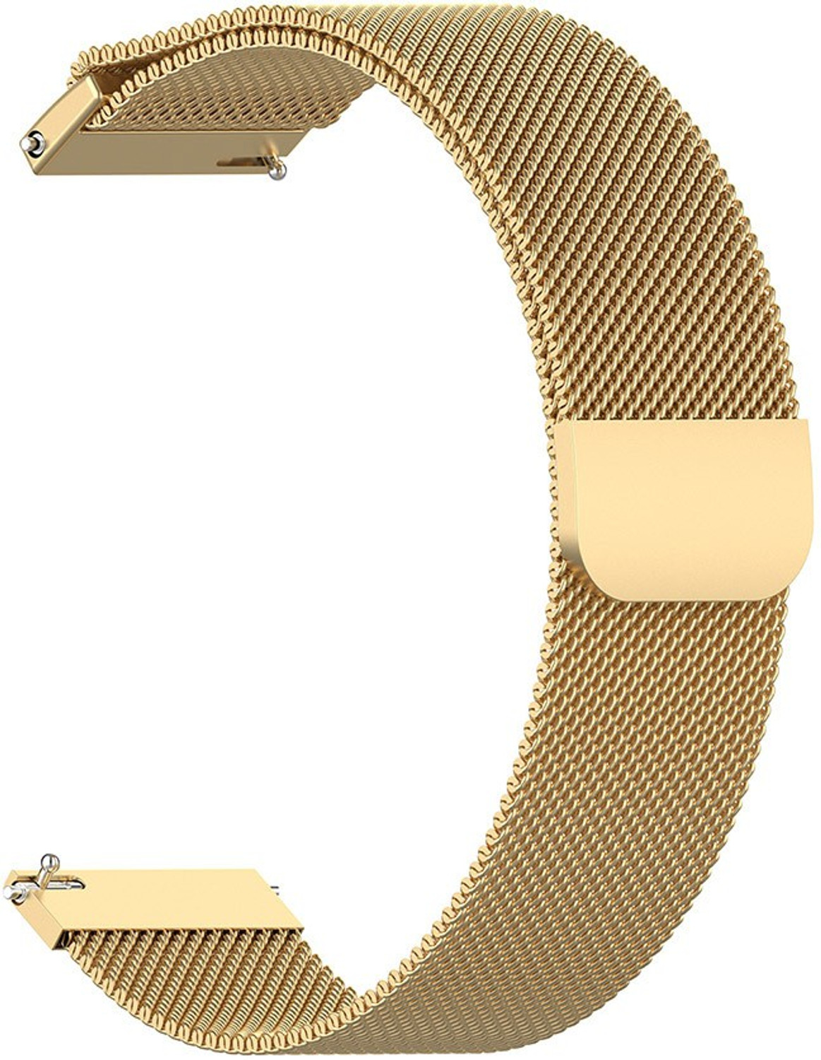 Image of AOnes Magnetic Loop Watch Strap for Ambrane Wise Eon Smart Watch Strap (Gold)