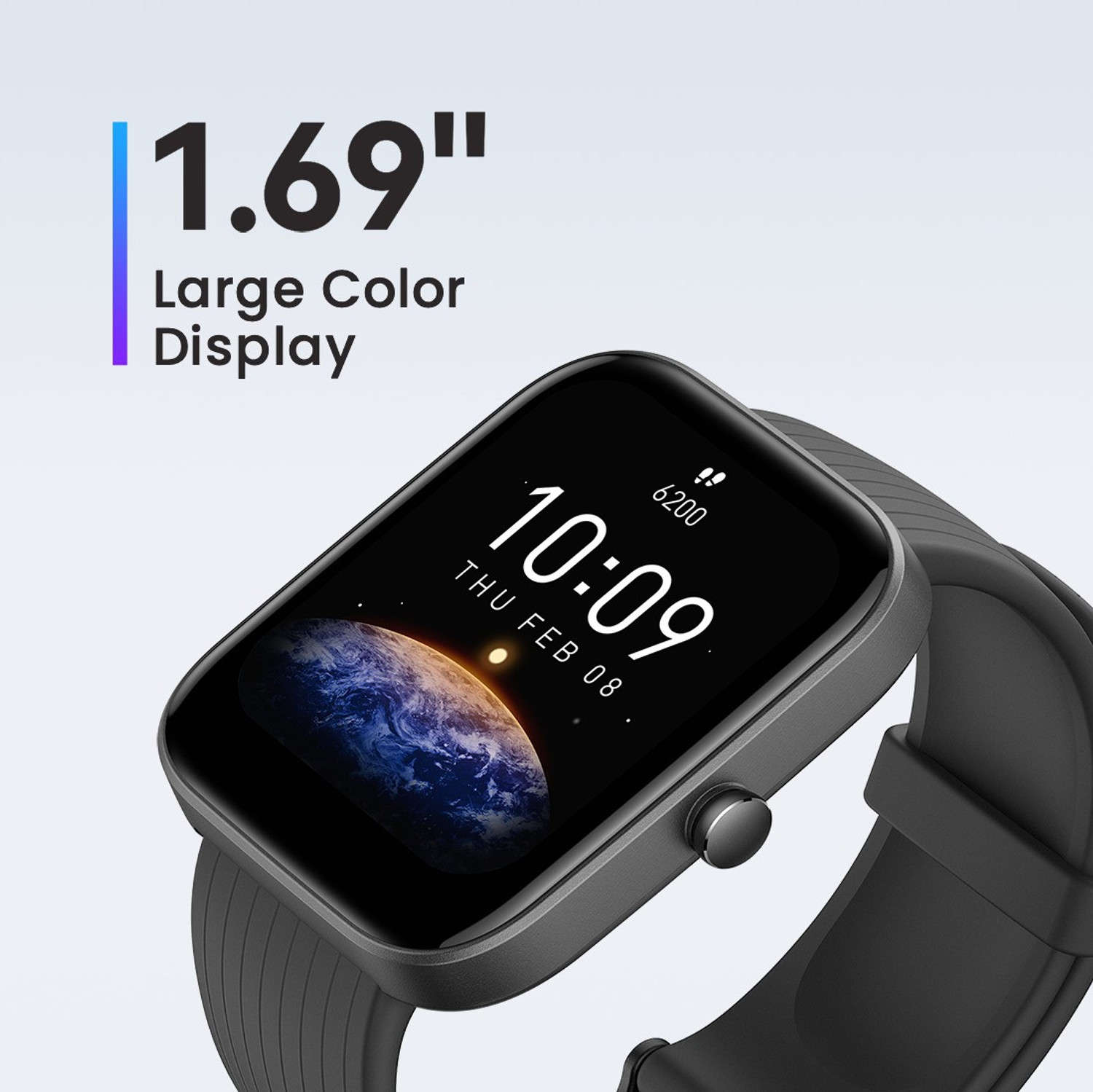 Image of AMAZFIT Bip 3 Pro with 1.69 inch Large Color Display Built-in GPS Smartwatch