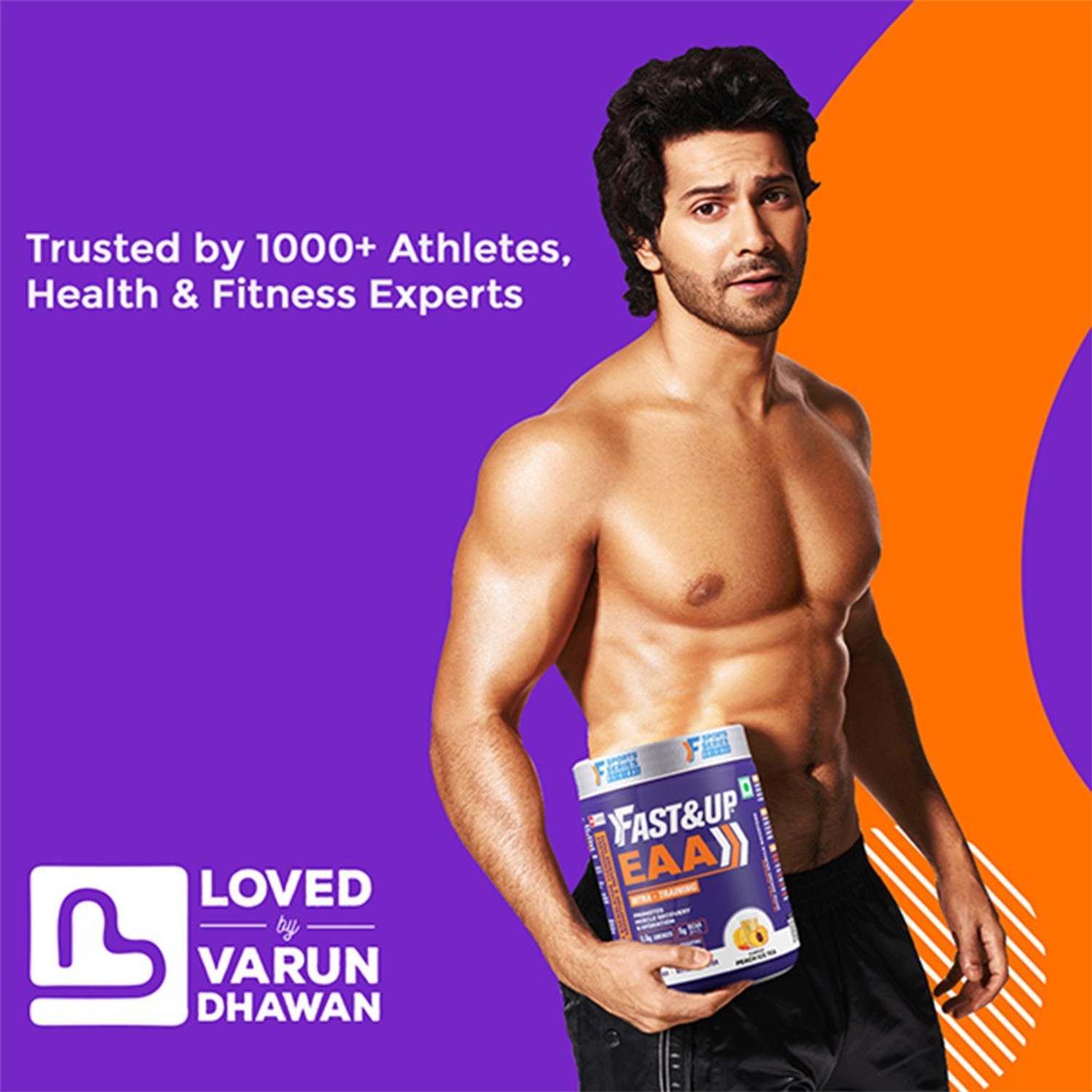 Image of FAST&UP EAA Intra-Workout Drink For Mucscle Recovery With BCAA, Vitamins & Electrolytes EAA (Essential Amino Acids)