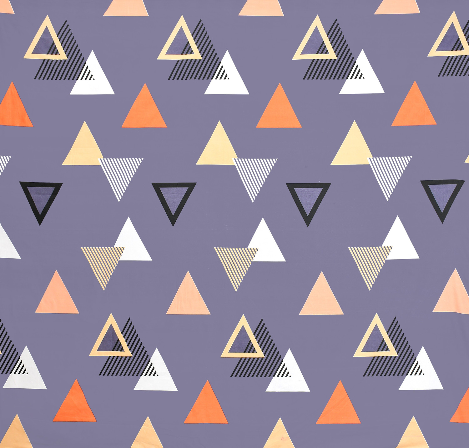 Image of Flipkart SmartBuy Microfiber Double Flat 160 TC Abstract 1 Bedsheet with 2 Pillow Covers