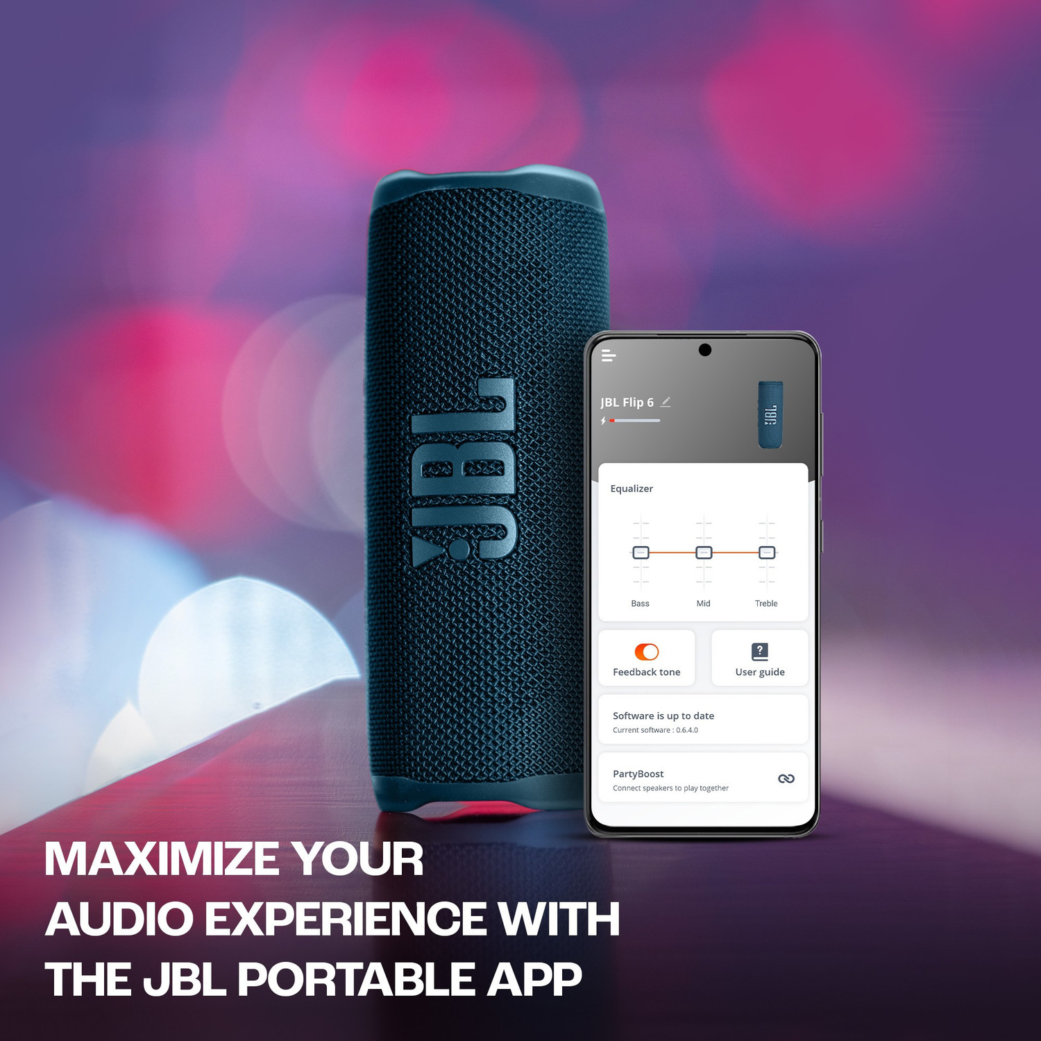 Image of JBL Flip 6 with 12Hr Playtime, 30 W Bluetooth Speaker