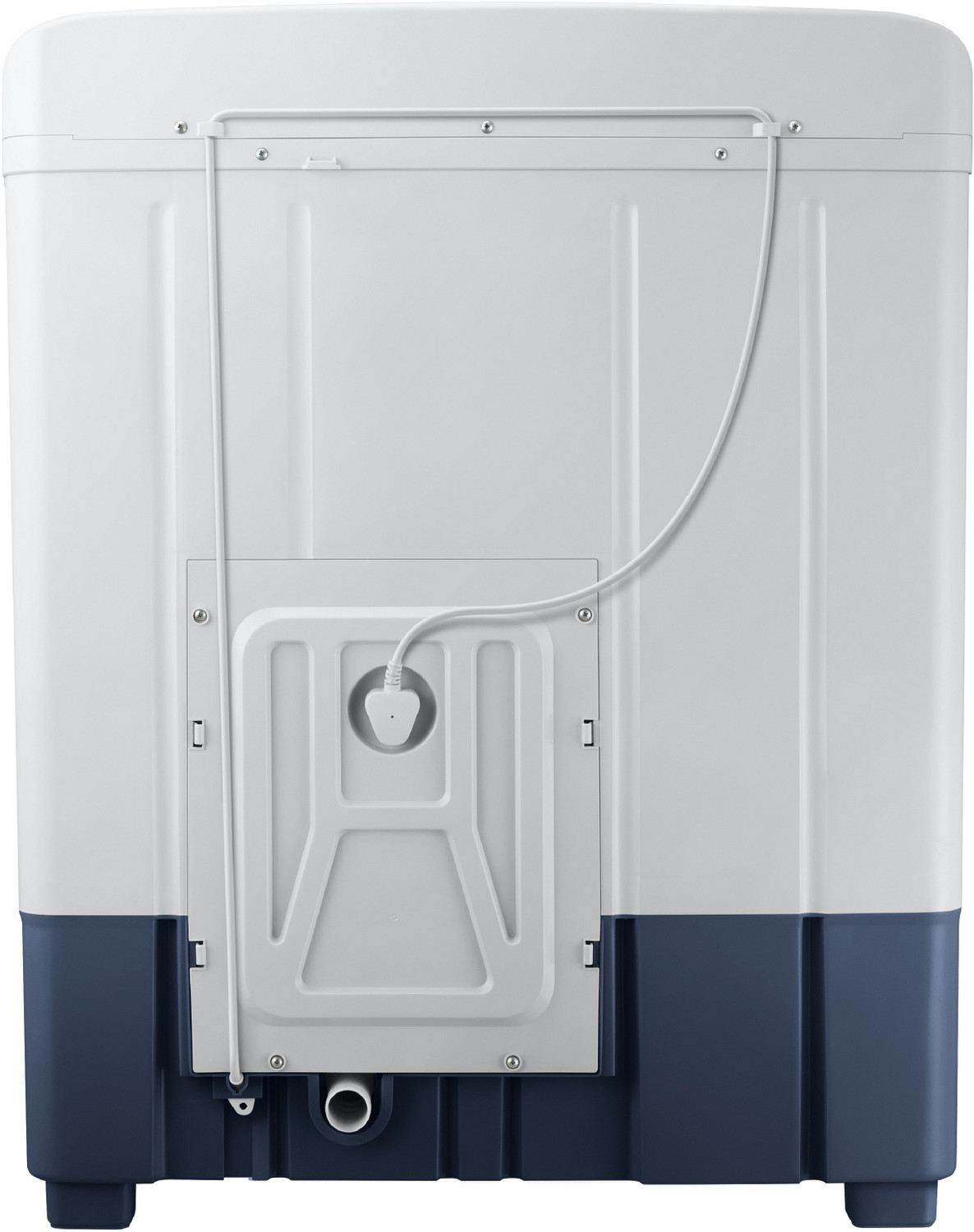 Image of Samsung 6.5 kg 5 star, Air Turbo Drying Semi Automatic Top Load Washing Machine Blue, Grey