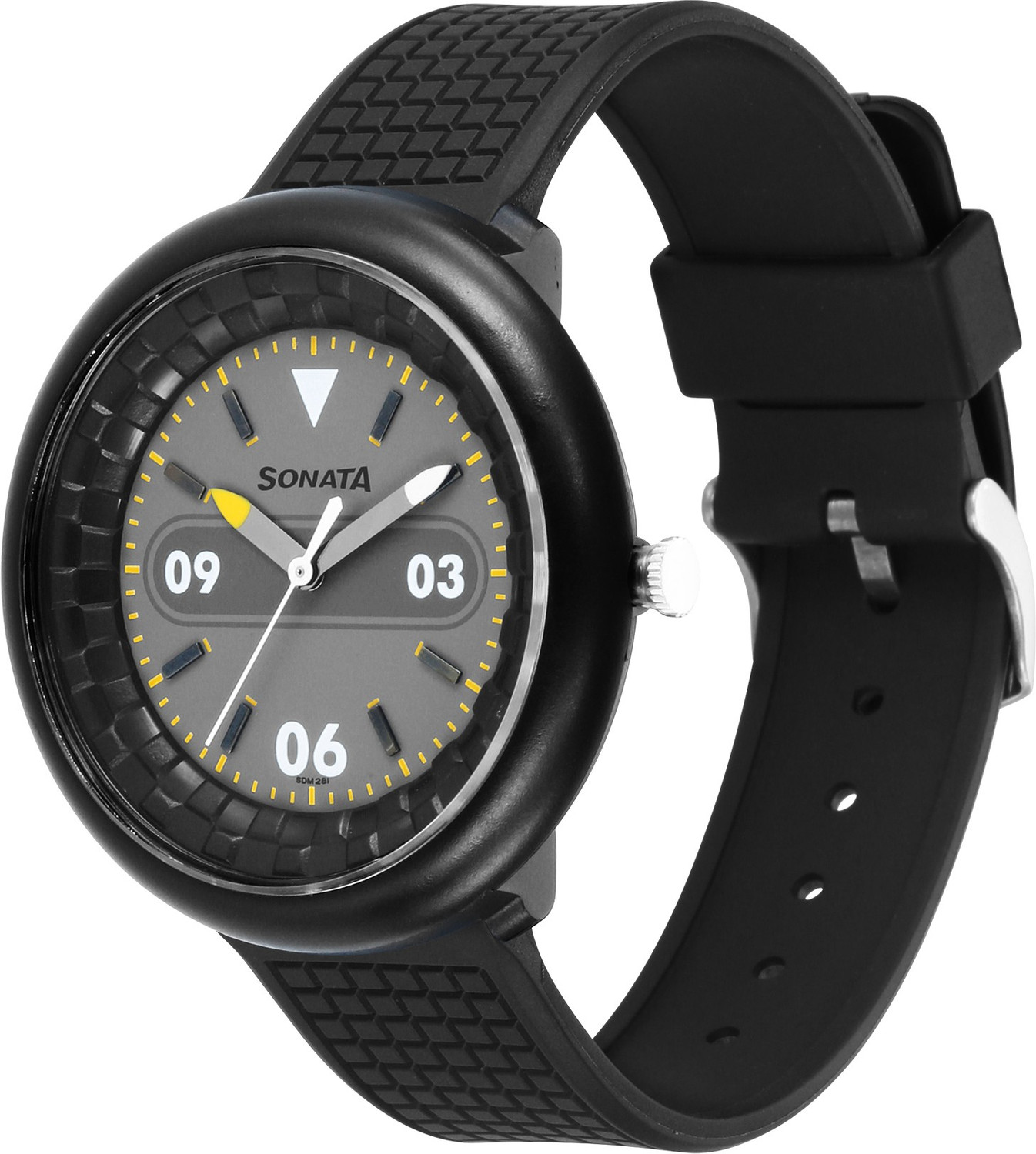 SONATA 77121PP03W F1 plastics Analog Watch For Men Price History