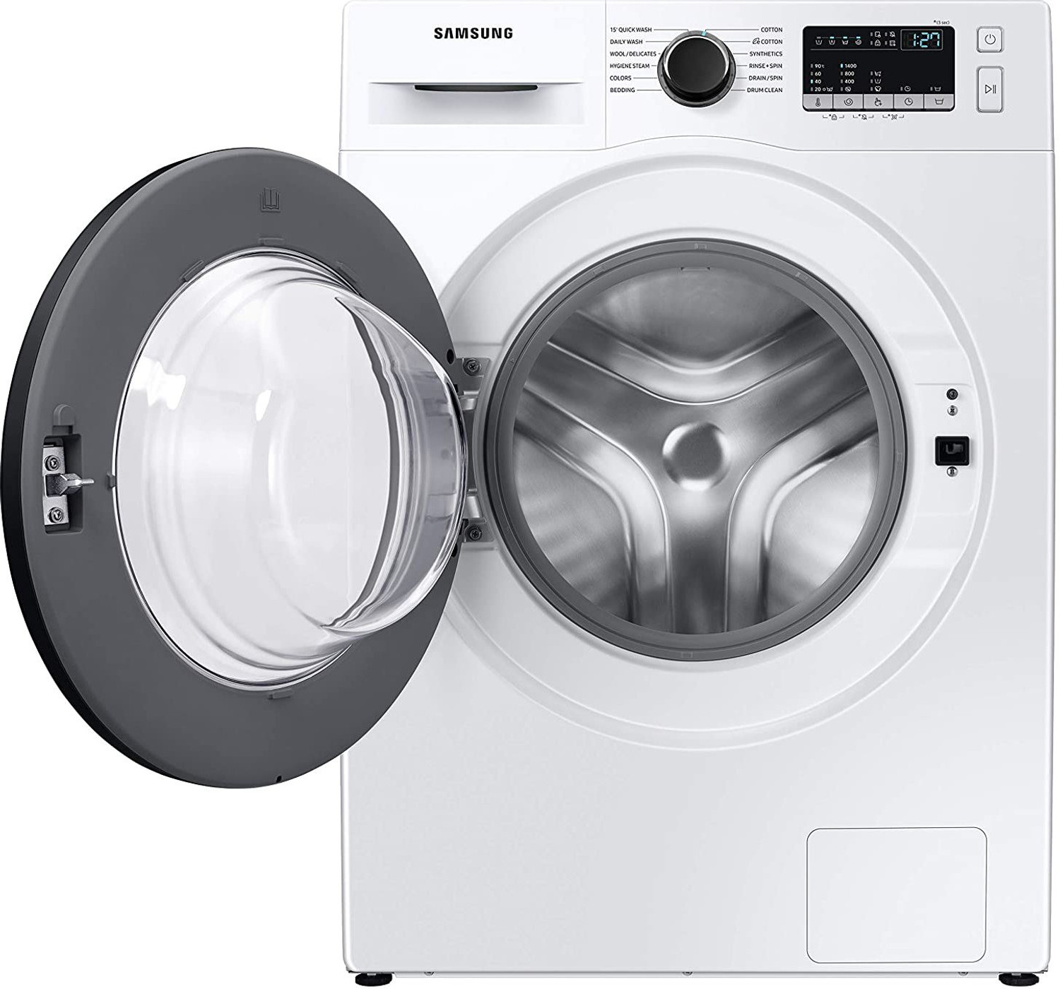 Image of Samsung 8 kg Inverter 5 Star with Hygiene Steam Fully Automatic Front Load Washing Machine White