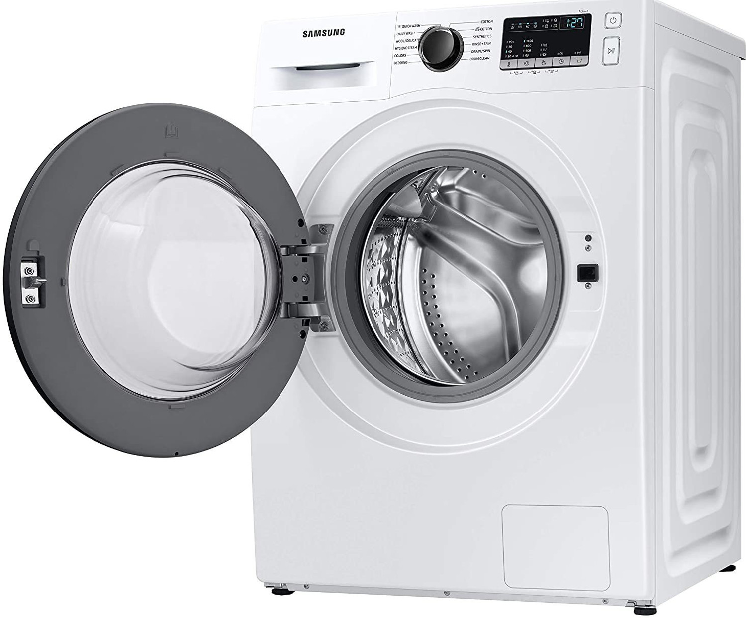 Image of Samsung 8 kg Inverter 5 Star with Hygiene Steam Fully Automatic Front Load Washing Machine White