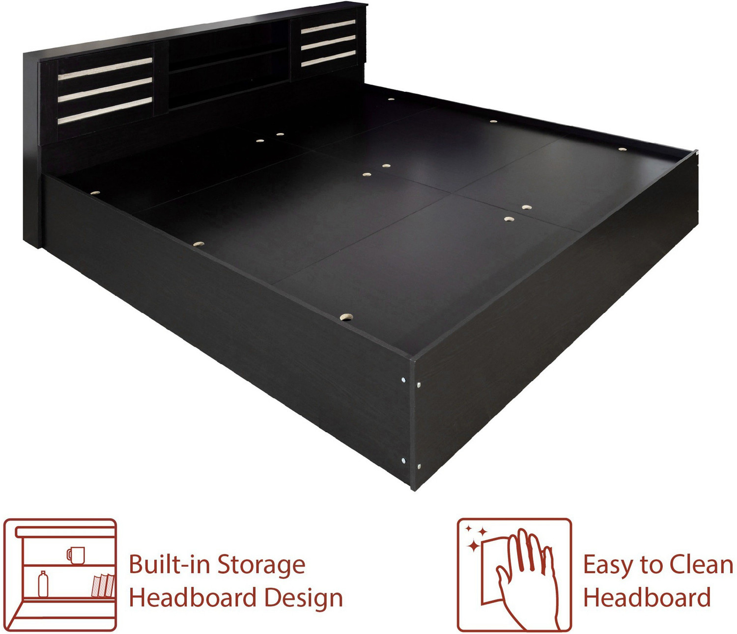 Flipkart Perfect Homes Waltz Engineered Wood King Box Bed (Finish Color