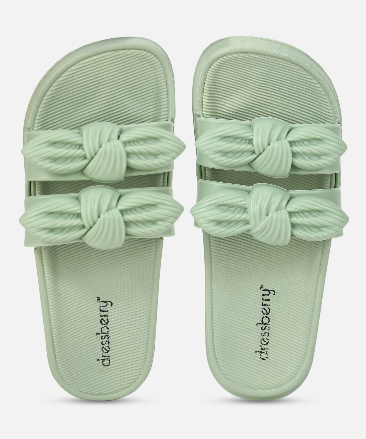 Dressberry Women Slides Green 6 Price History