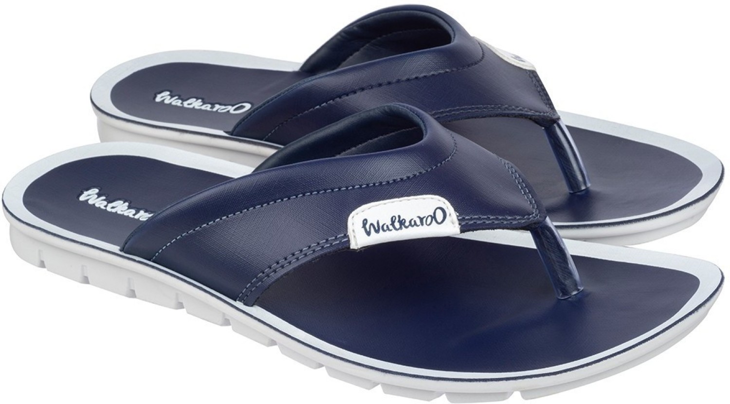 WALKAROO Boys Slip On Slipper Flip Flop Blue Price History