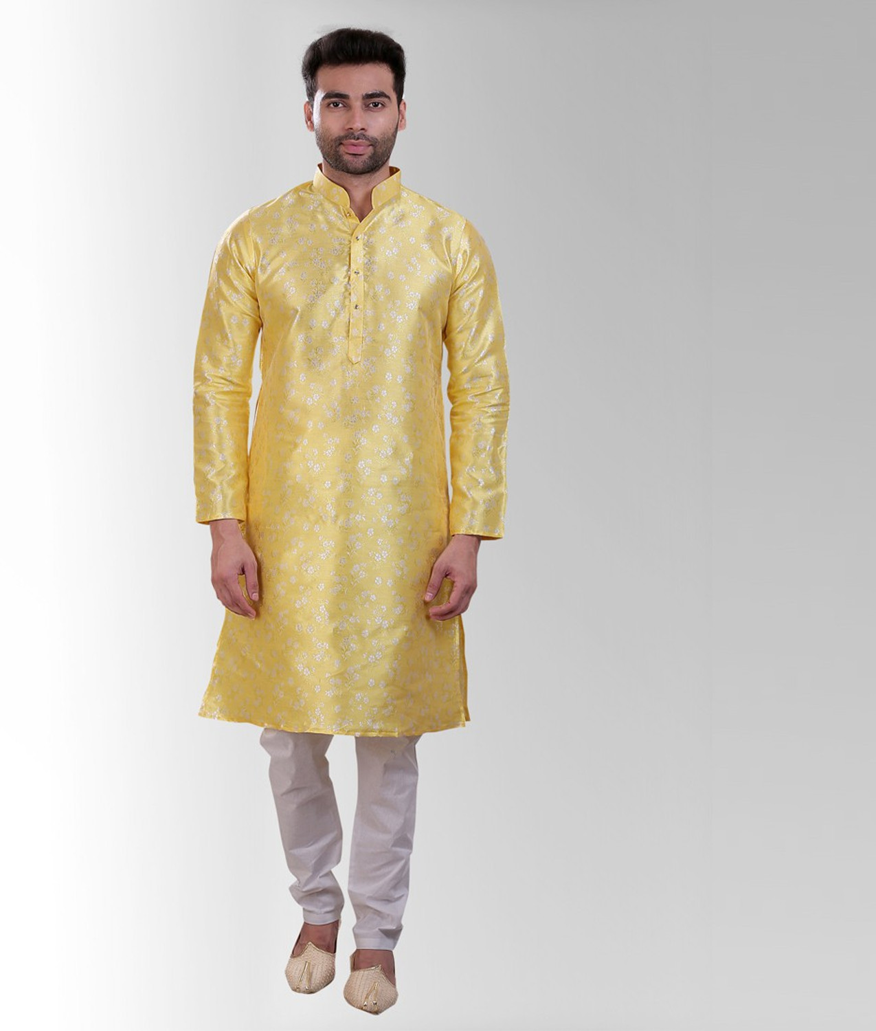 Image of AVAETA Floral Print Sherwani
