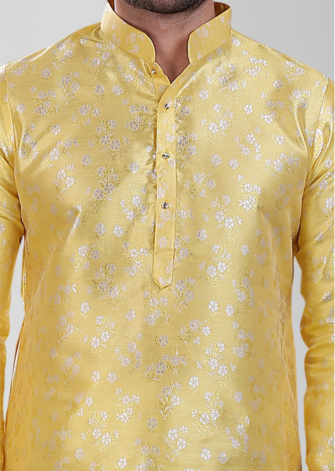 Image of AVAETA Floral Print Sherwani
