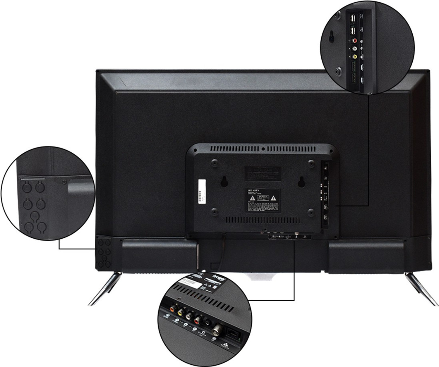 Image of iMEE Supreme 108 cm (43 inch) Full HD LED Smart Android TV (SUPREME-43SFLCS-Steel)