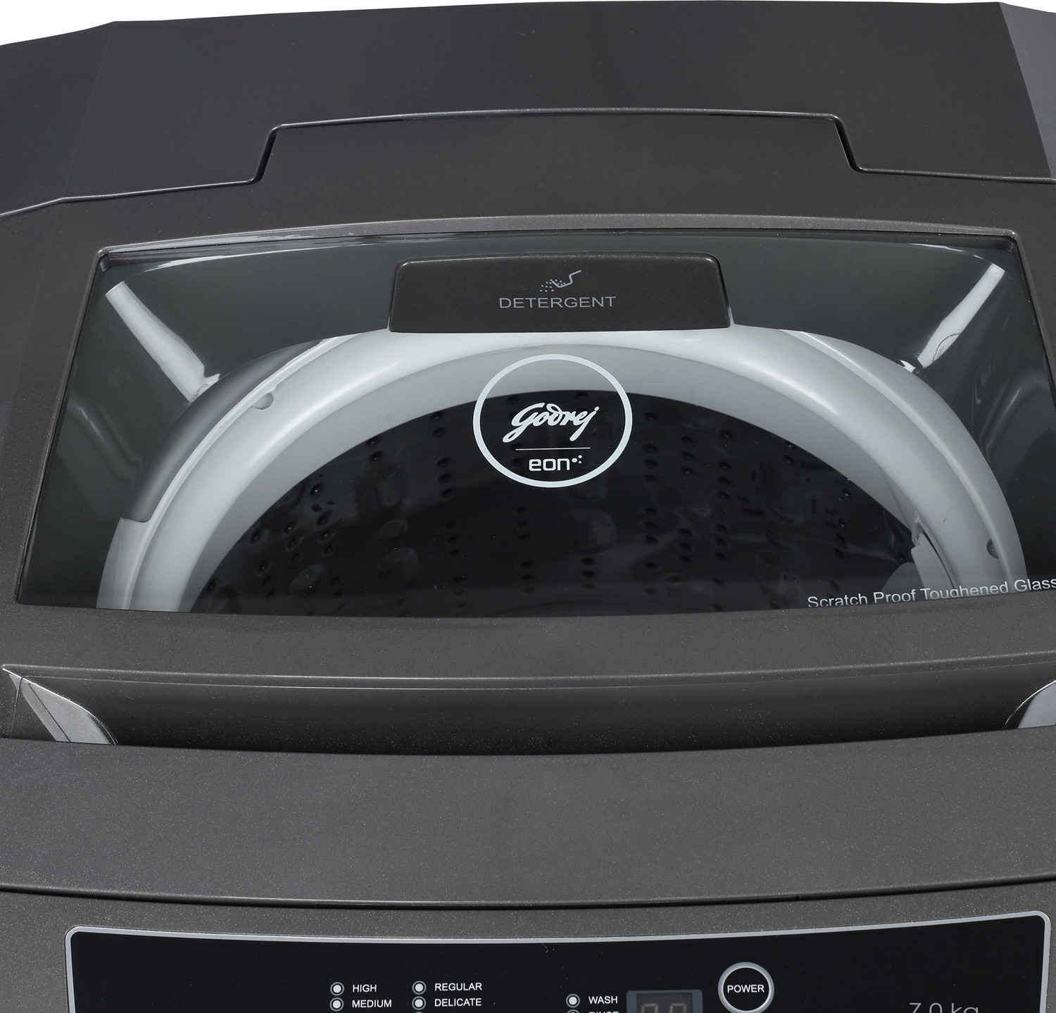 Image of Godrej 7 kg 5 Star with Turbo 6 Pulsator Washing Machine Fully Automatic Top Load Grey