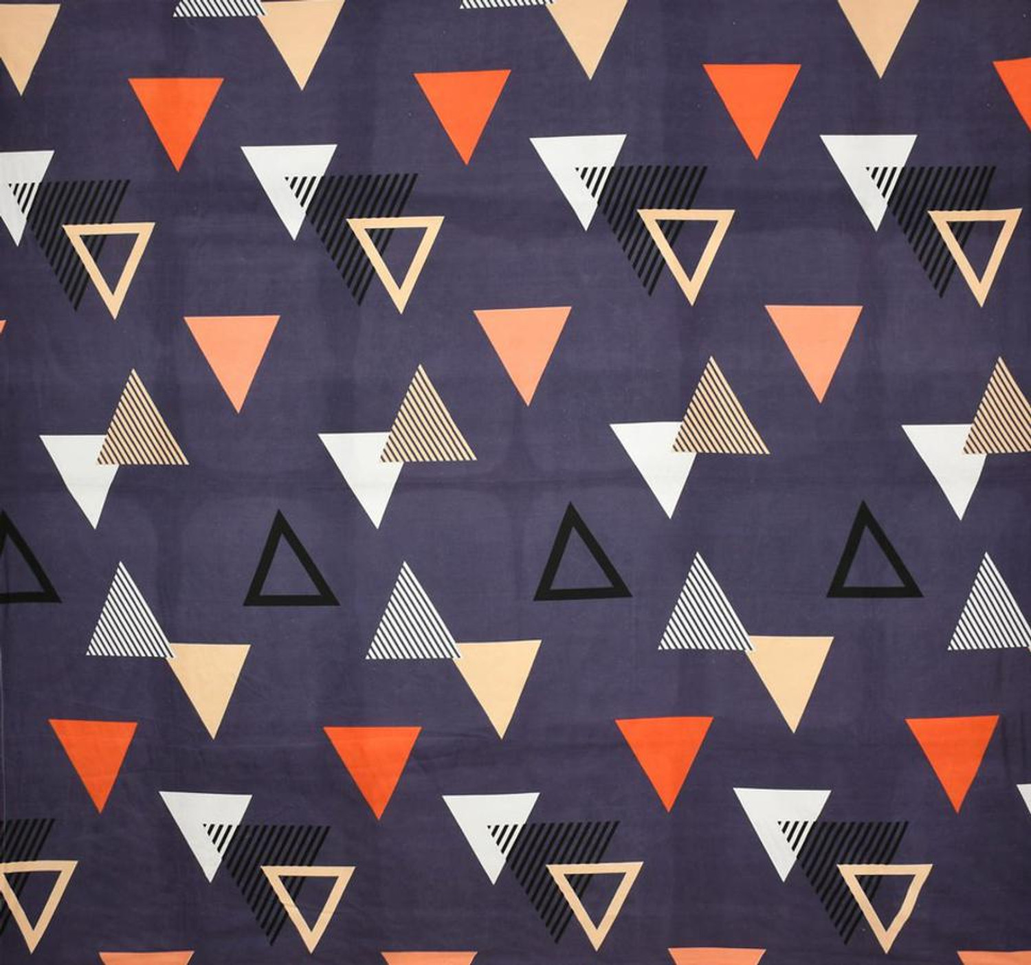 Image of Flipkart SmartBuy Microfiber Double Flat 160 TC Abstract 1 Bedsheet with 2 Pillow Covers