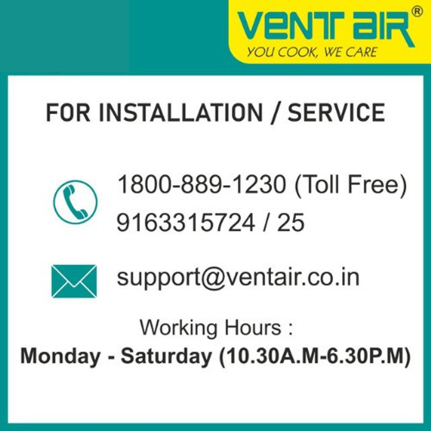 Image of Ventair 90 cm Wall Mounted Chimney