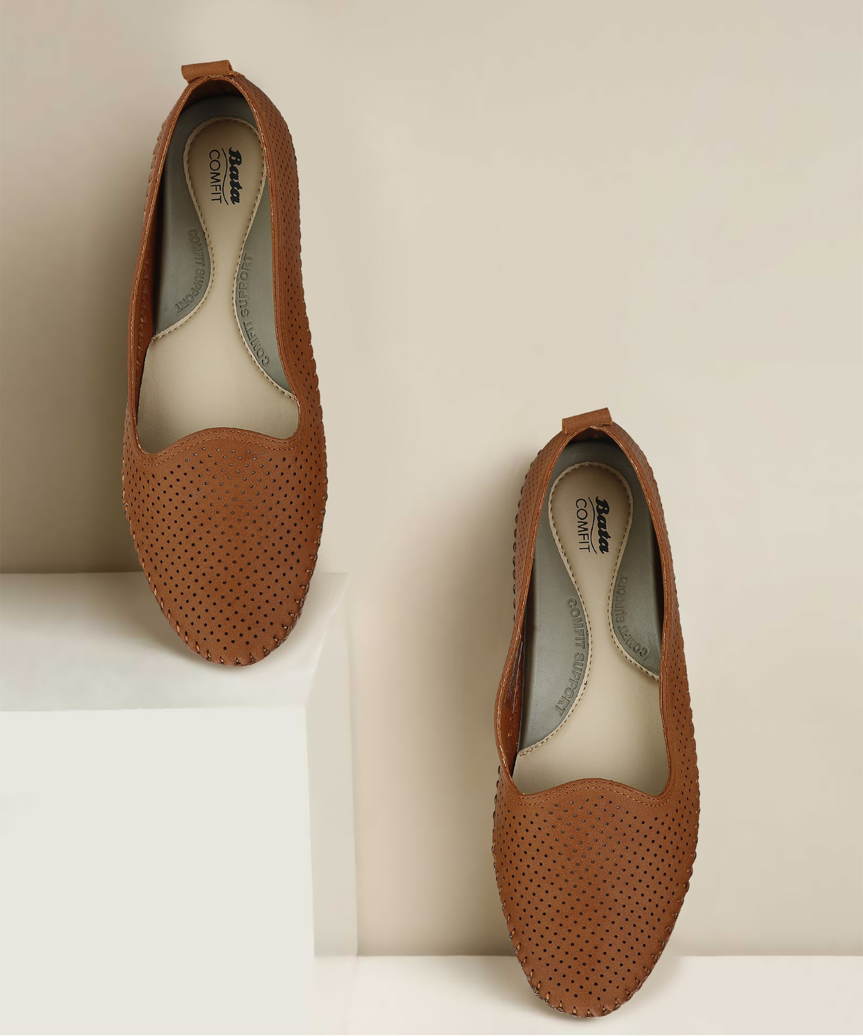 Bata Bellies For Women Brown Price History